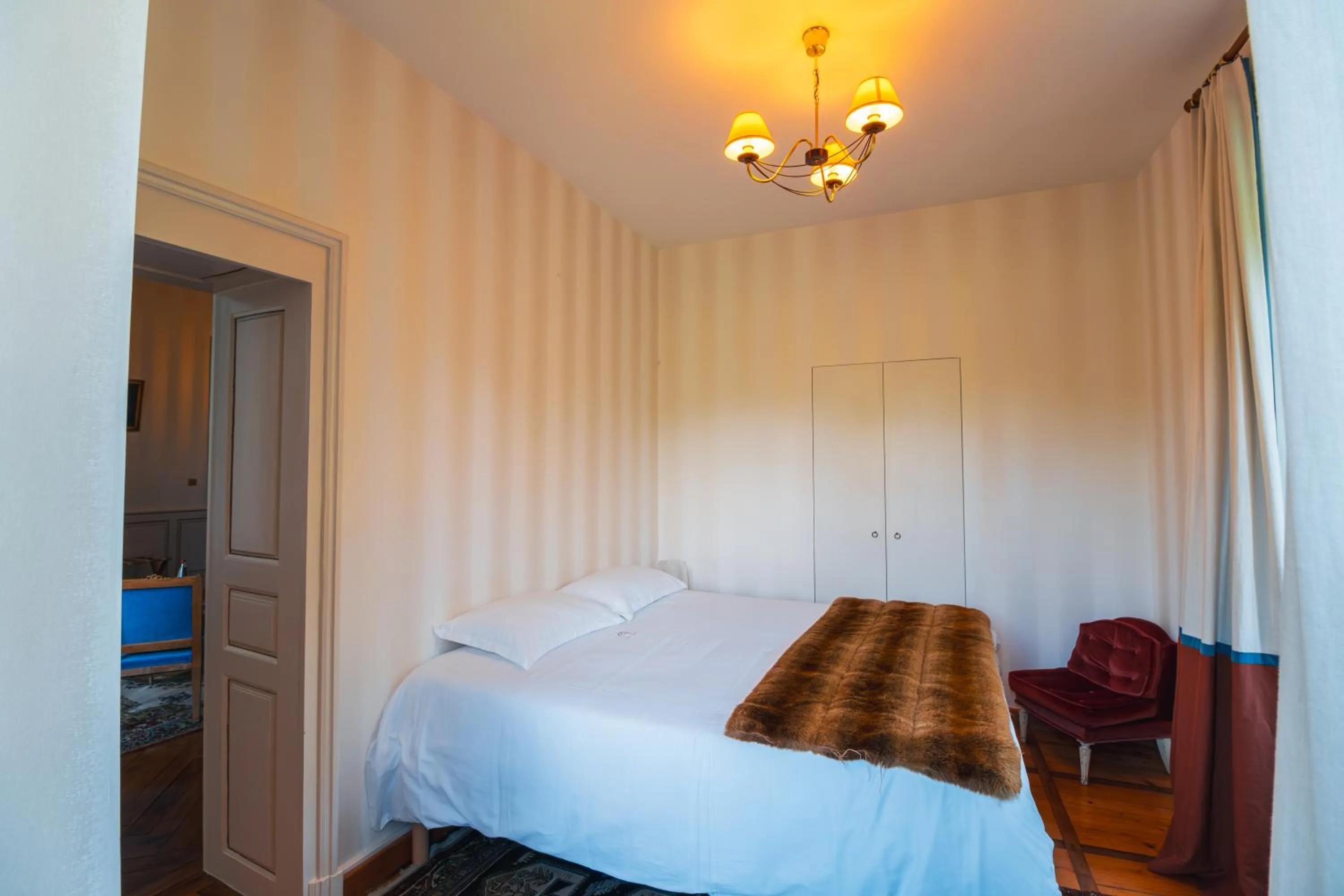 Bed in Château de Thorens