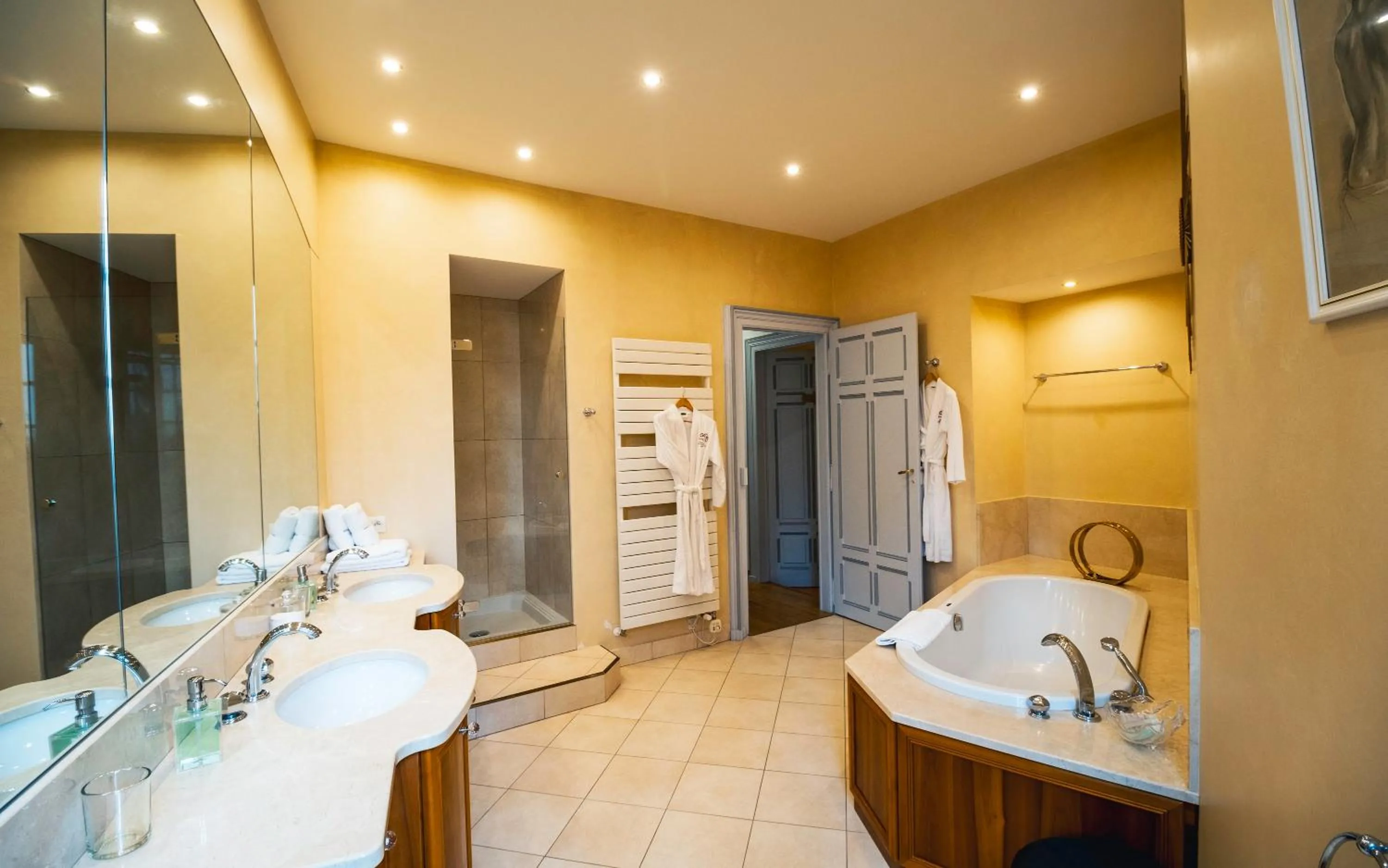 Shower in Château de Thorens