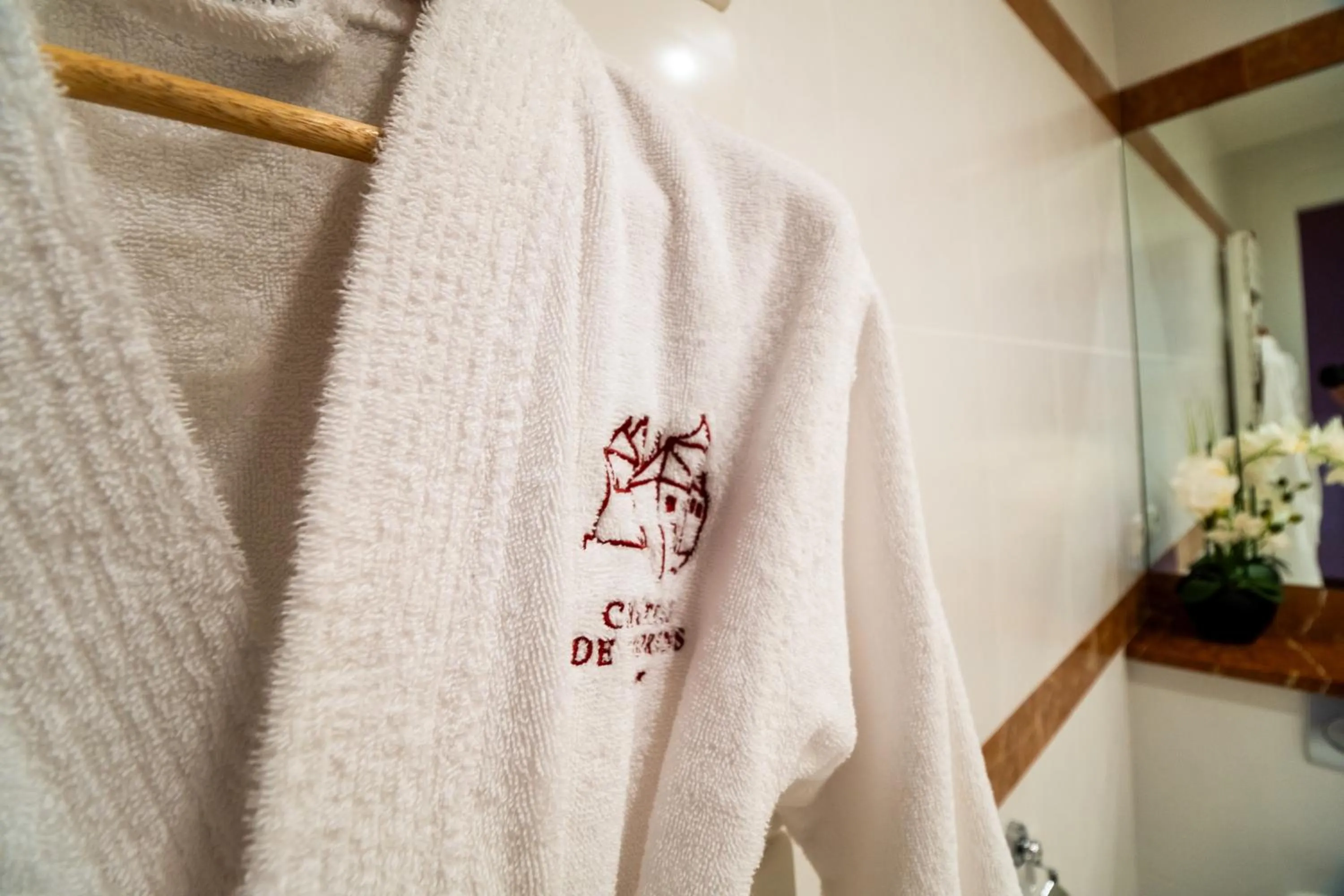 towels in Château de Thorens