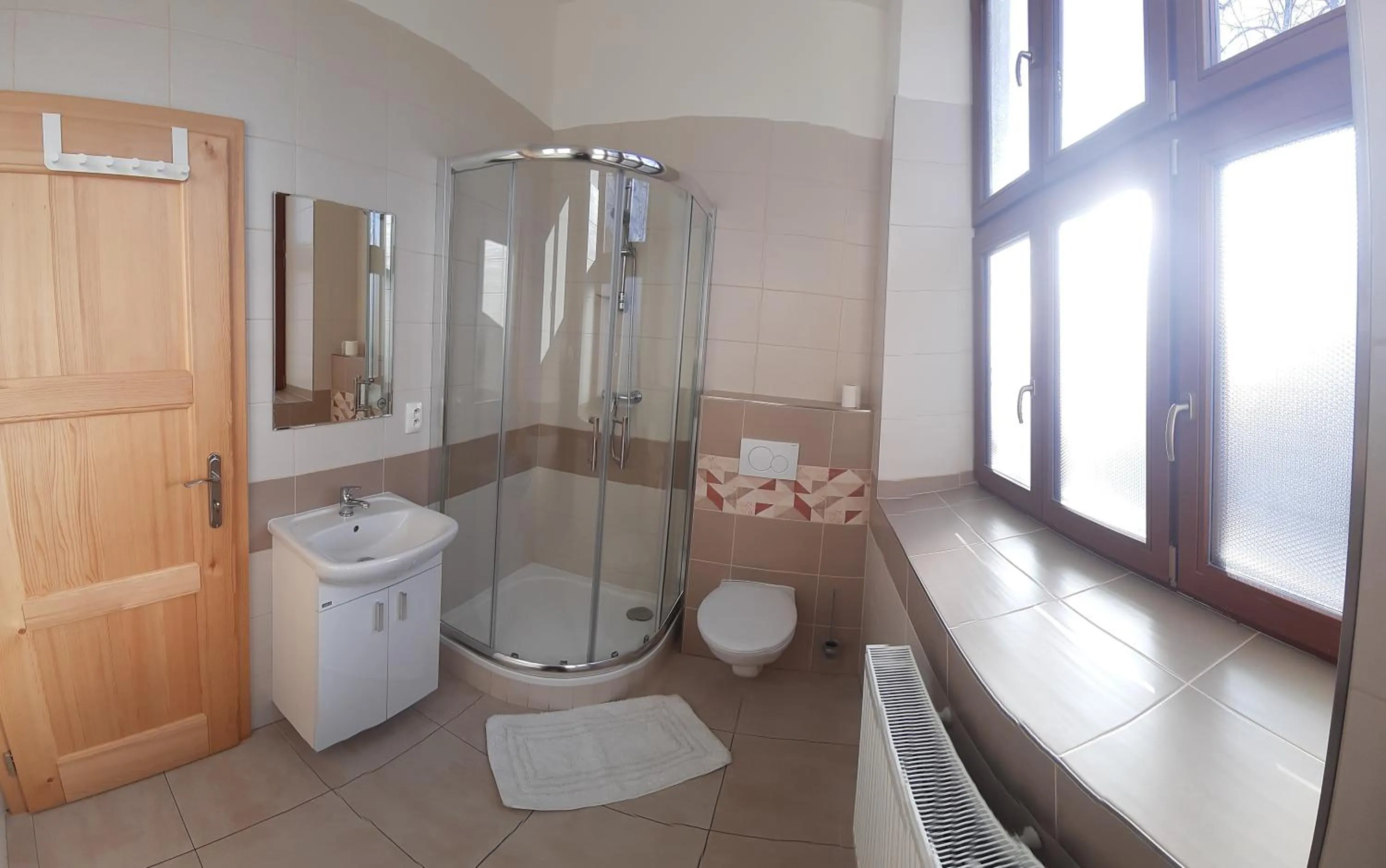 Bathroom in Penzion a restaurace U Hájků