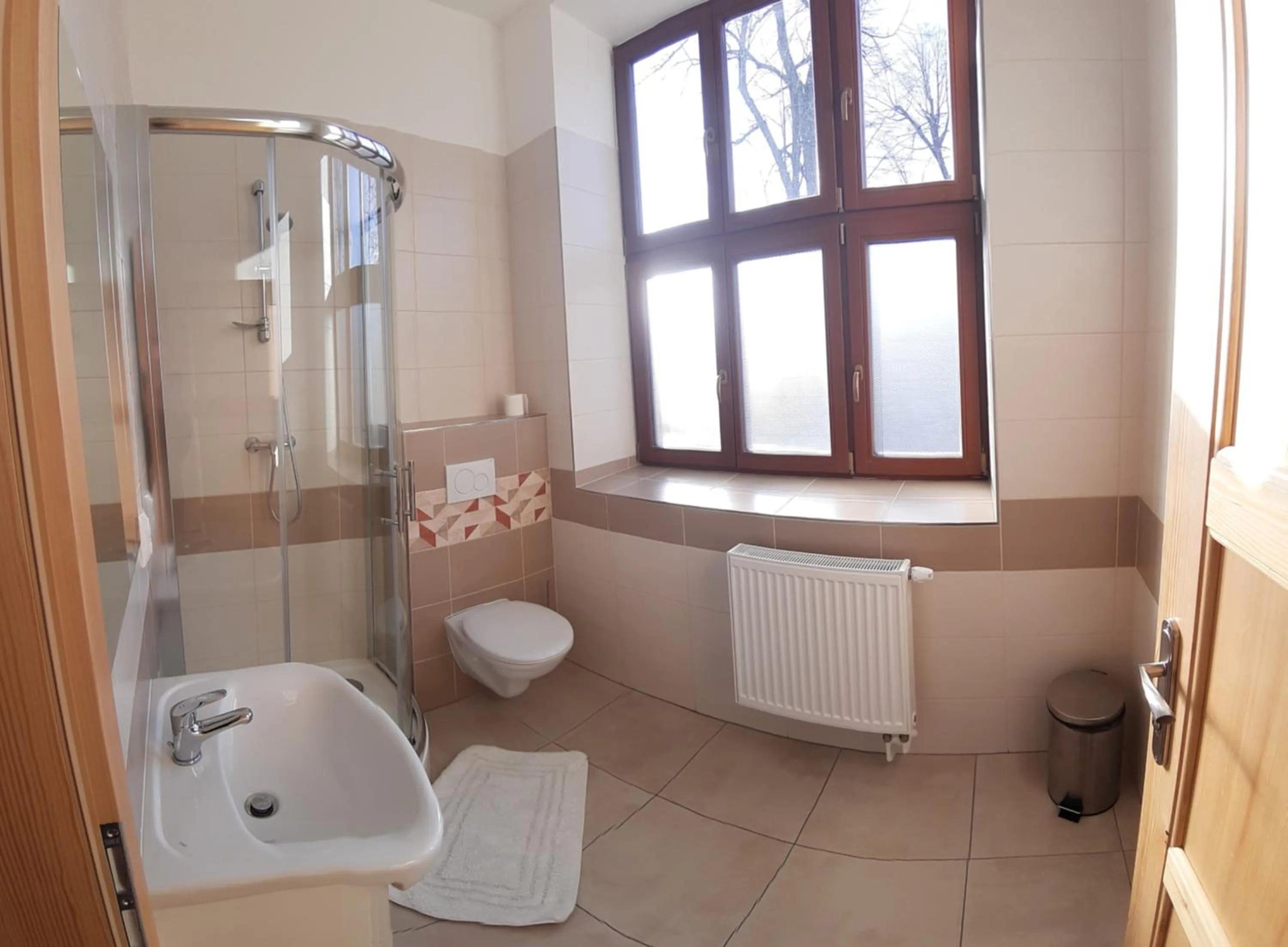 Bathroom in Penzion a restaurace U Hájků