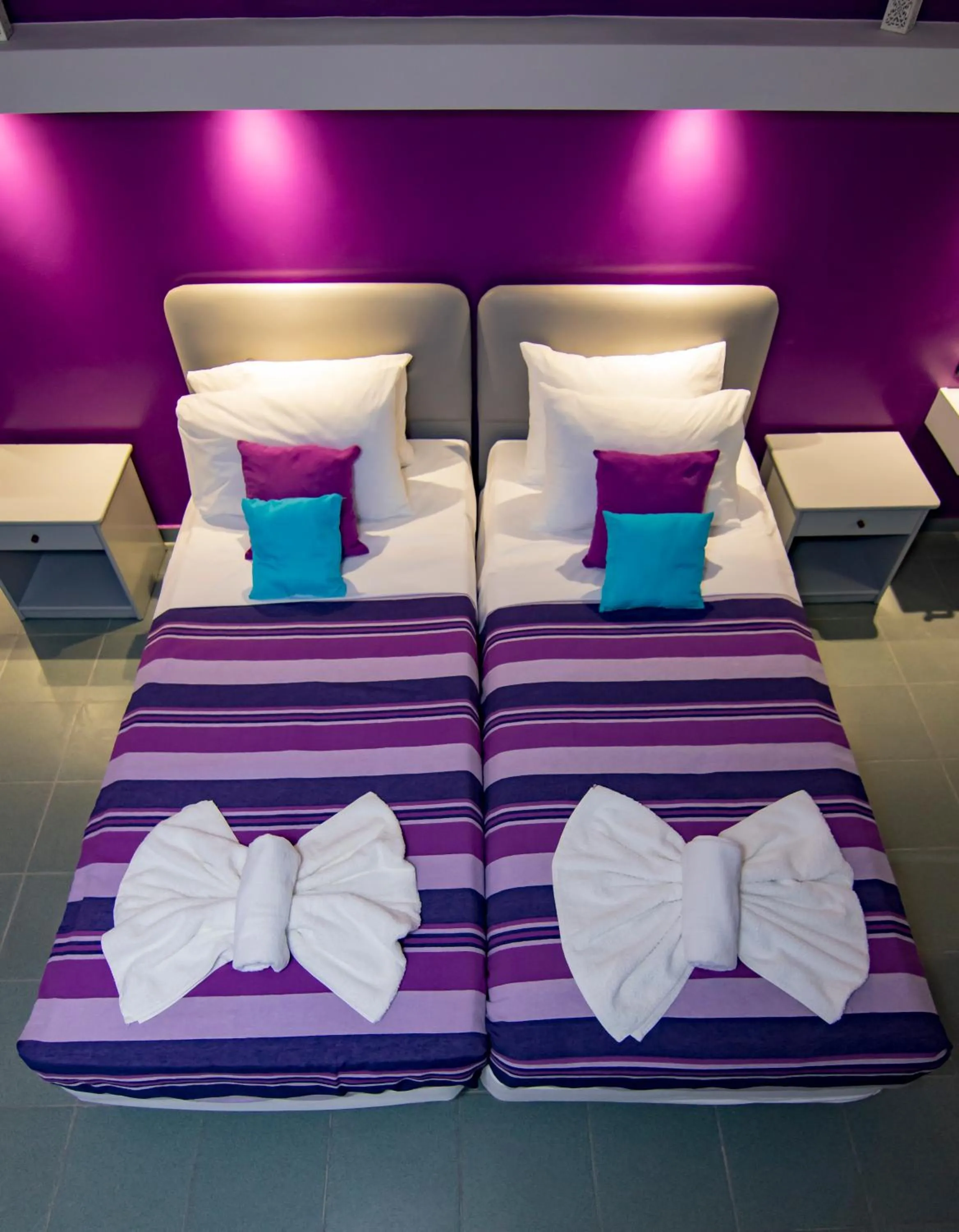 Bed in Kahlua Hotel Apartments