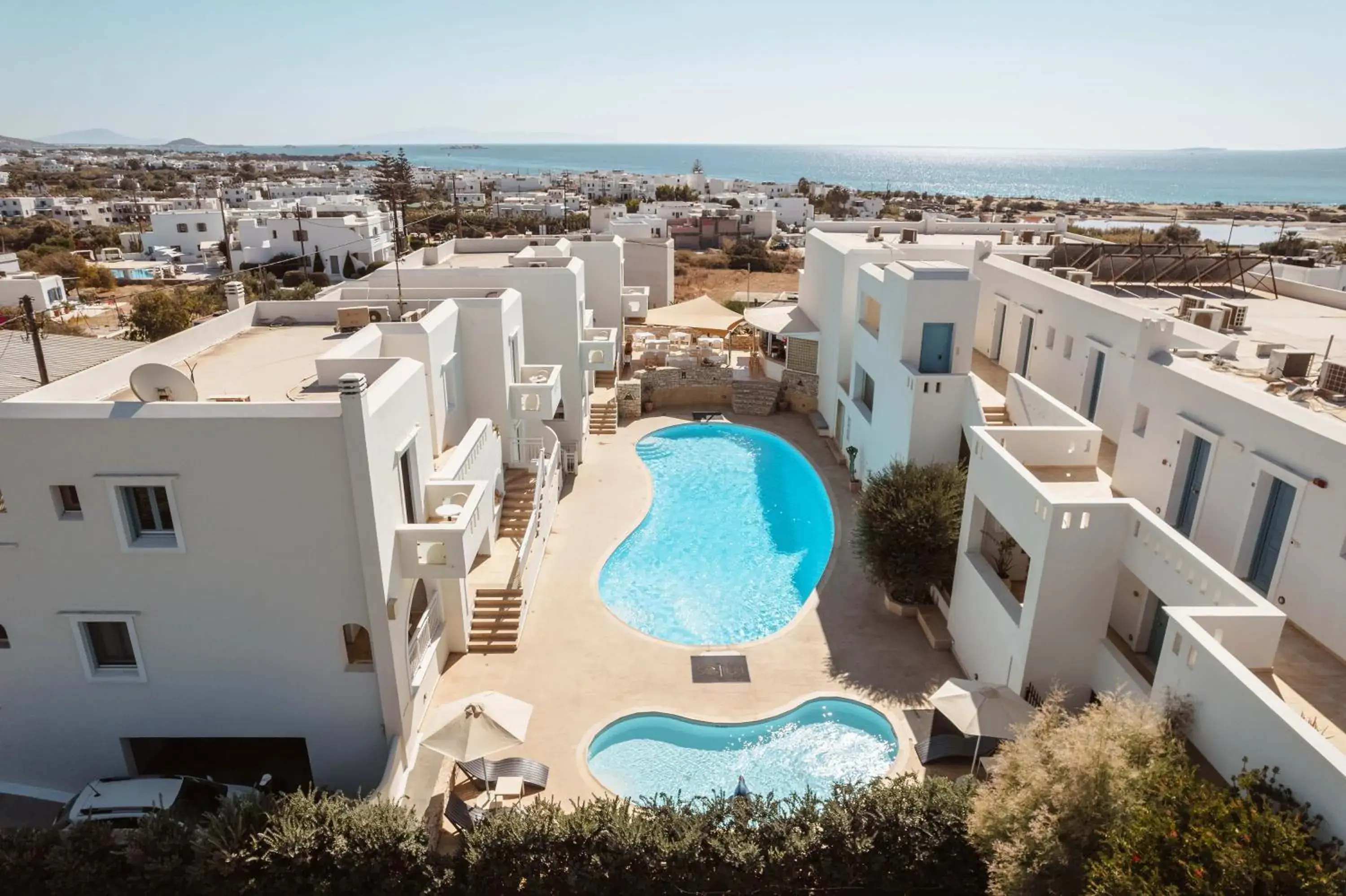 Property building in Mitos Suites Property building in Mitos Suites