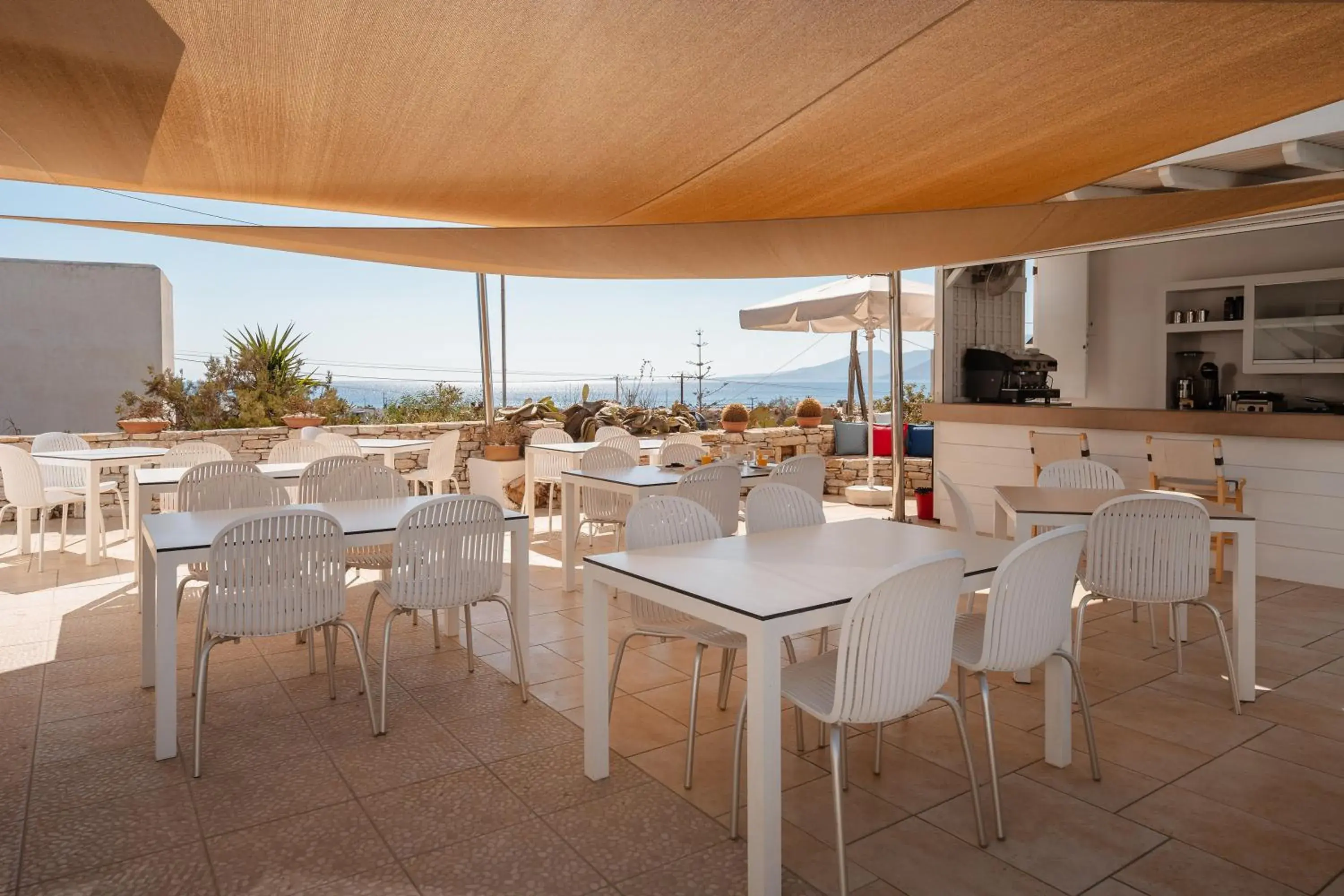 Patio in Mitos Suites Patio in Mitos Suites