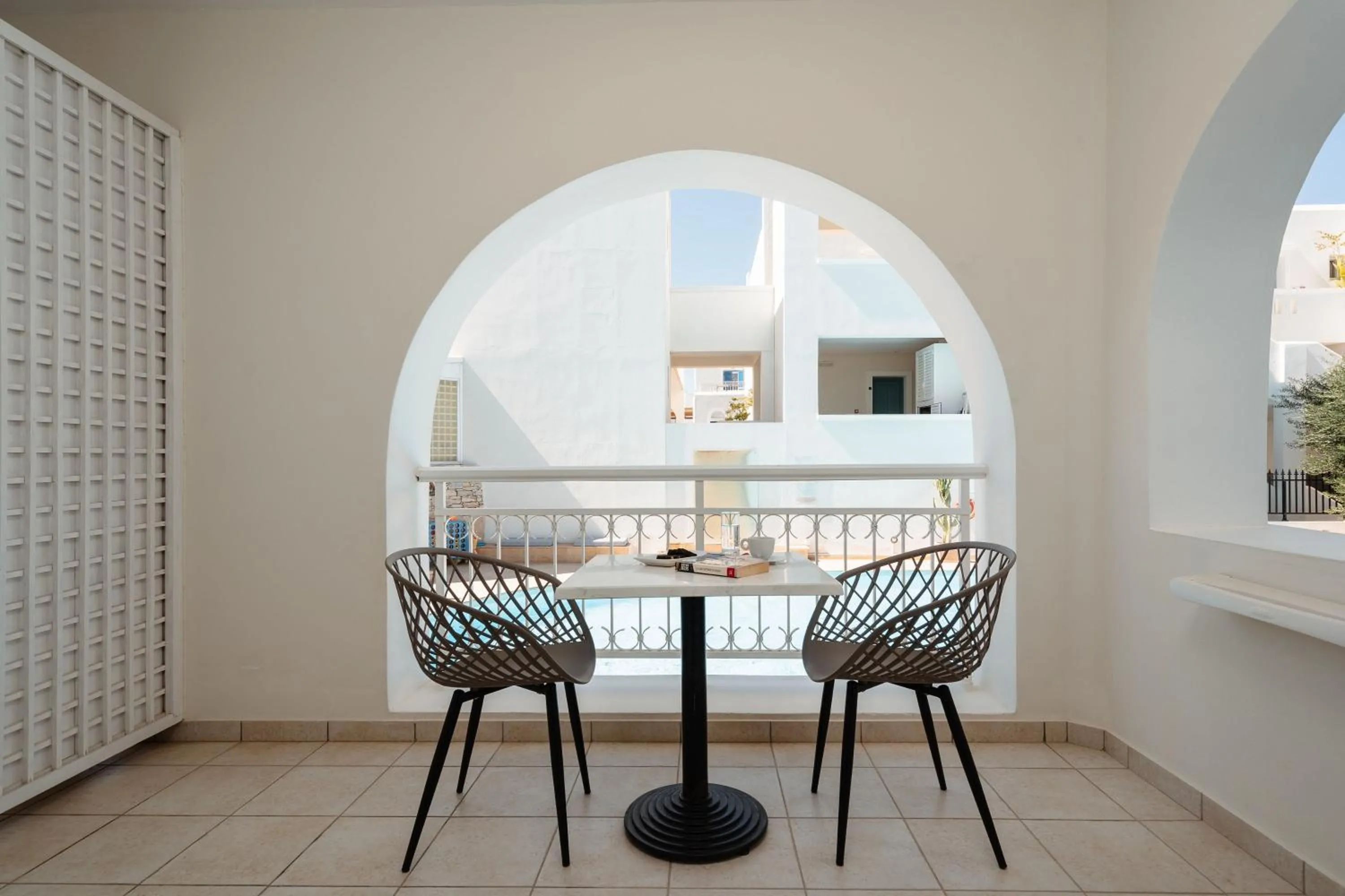 Patio in Mitos Suites