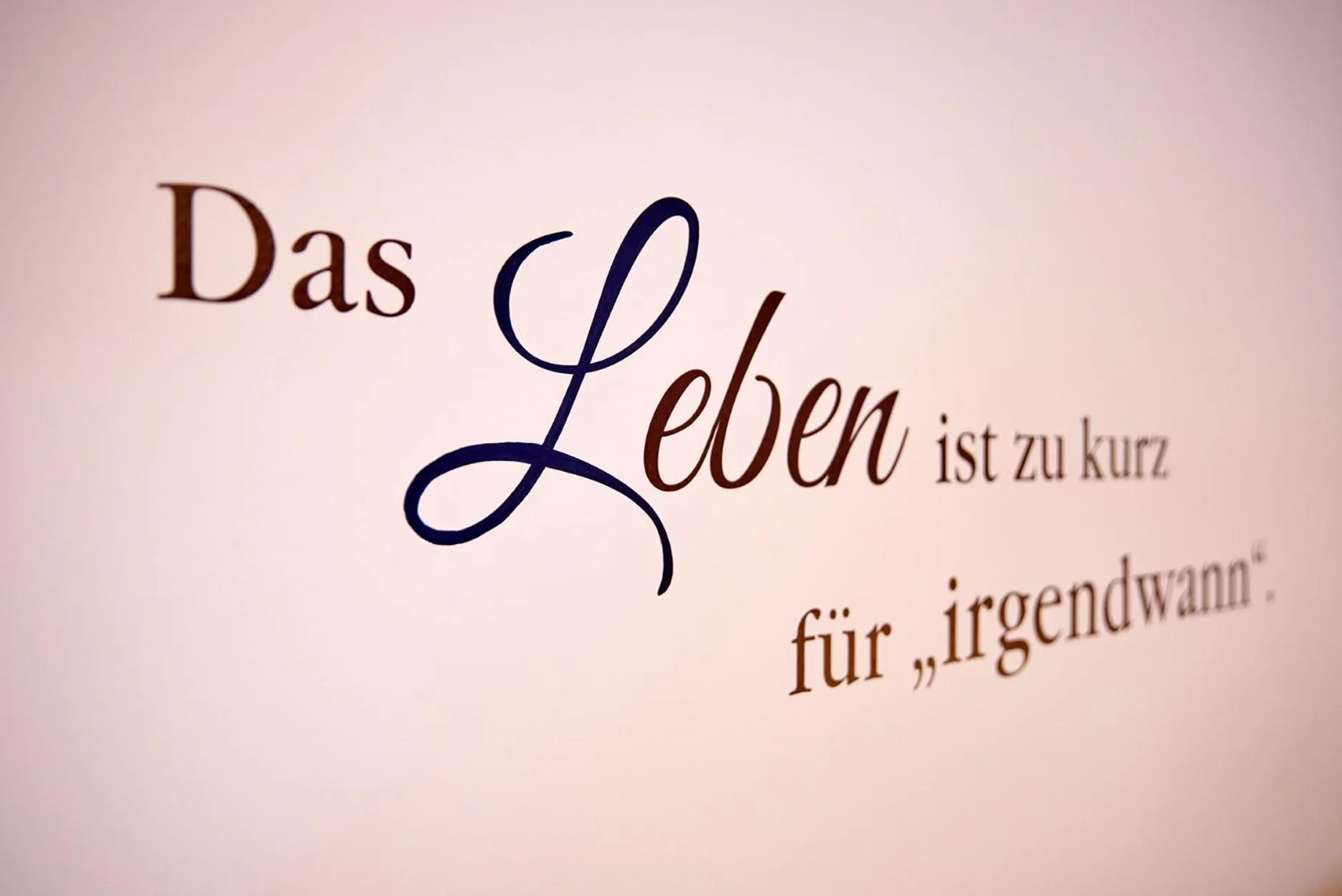 Decorative detail in Hotel Hubertus