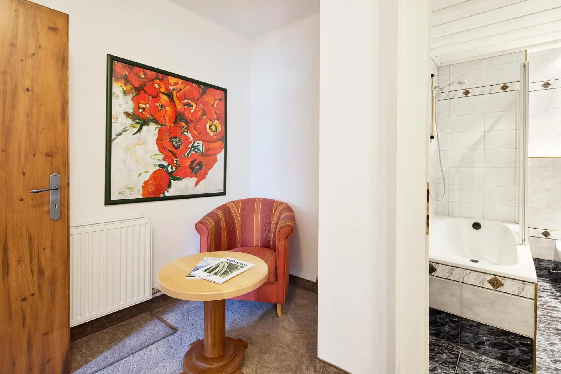 Bathroom in Hotel Hubertus