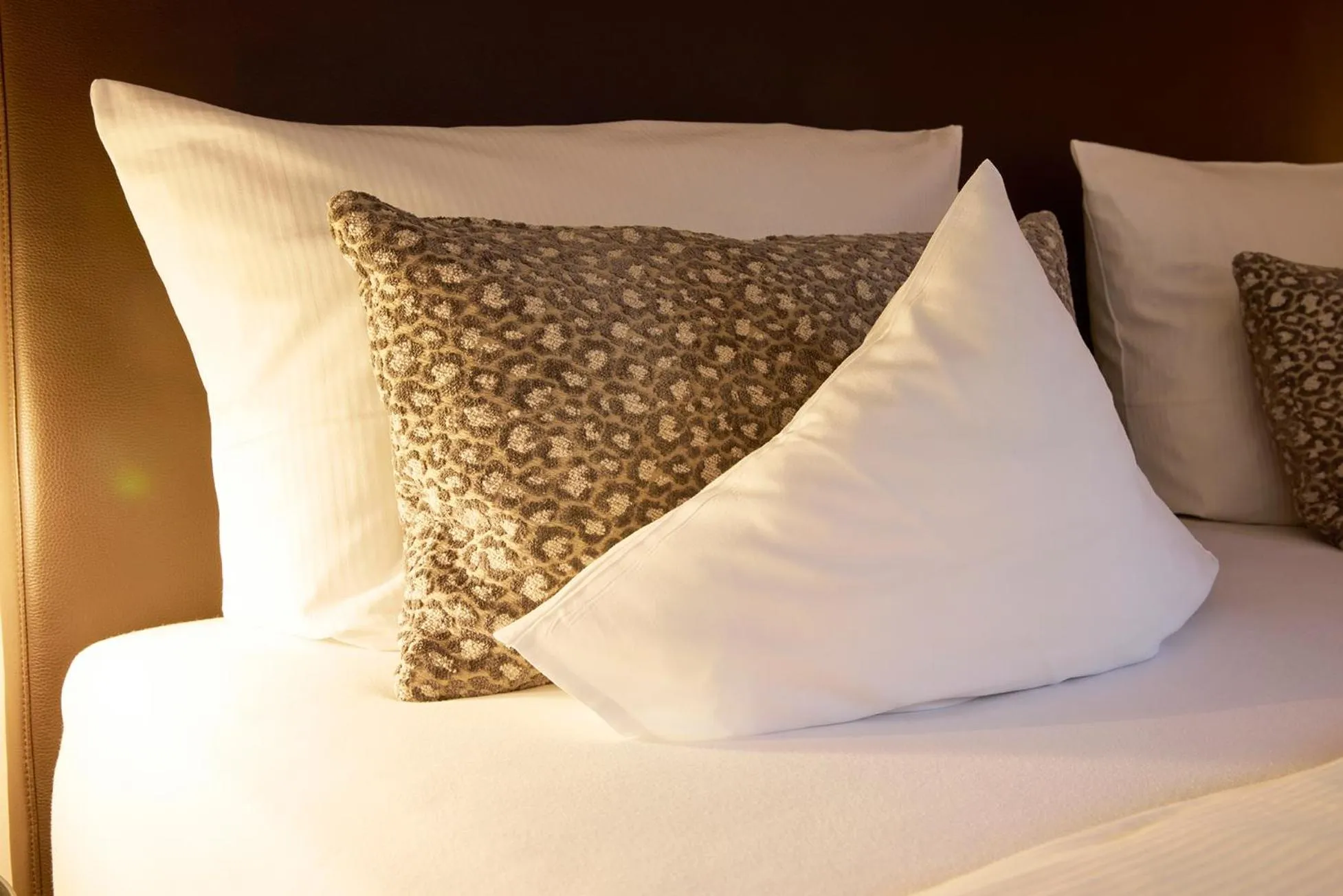 Bed in Hotel Hubertus