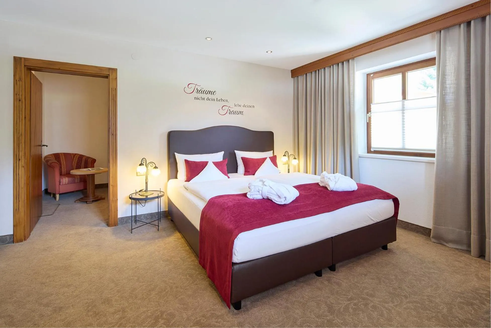 Photo of the whole room, Bed in Hotel Hubertus