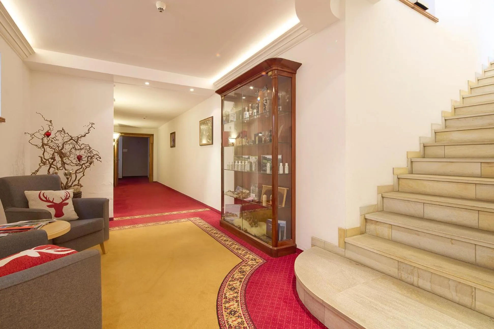 Decorative detail in Hotel Hubertus