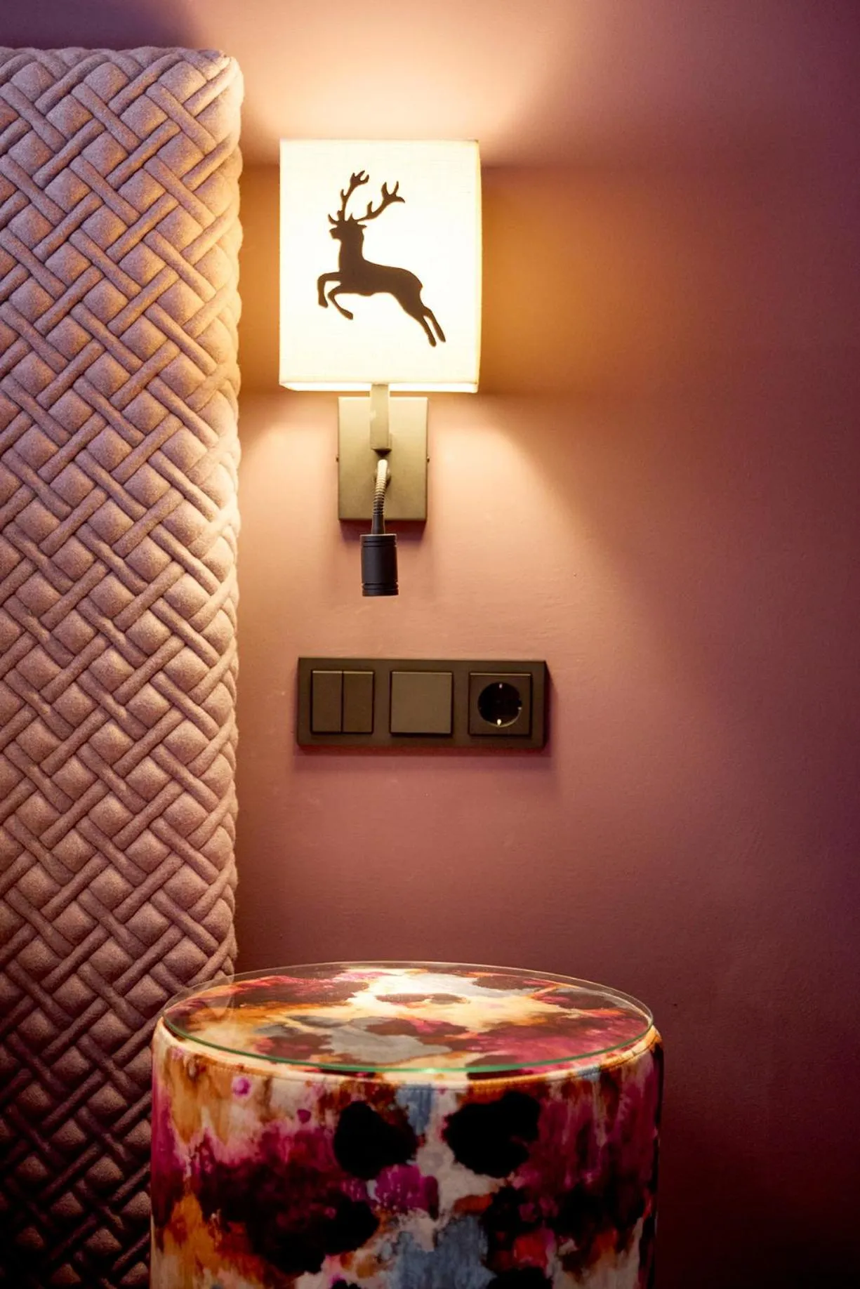 Decorative detail in Hotel Hubertus