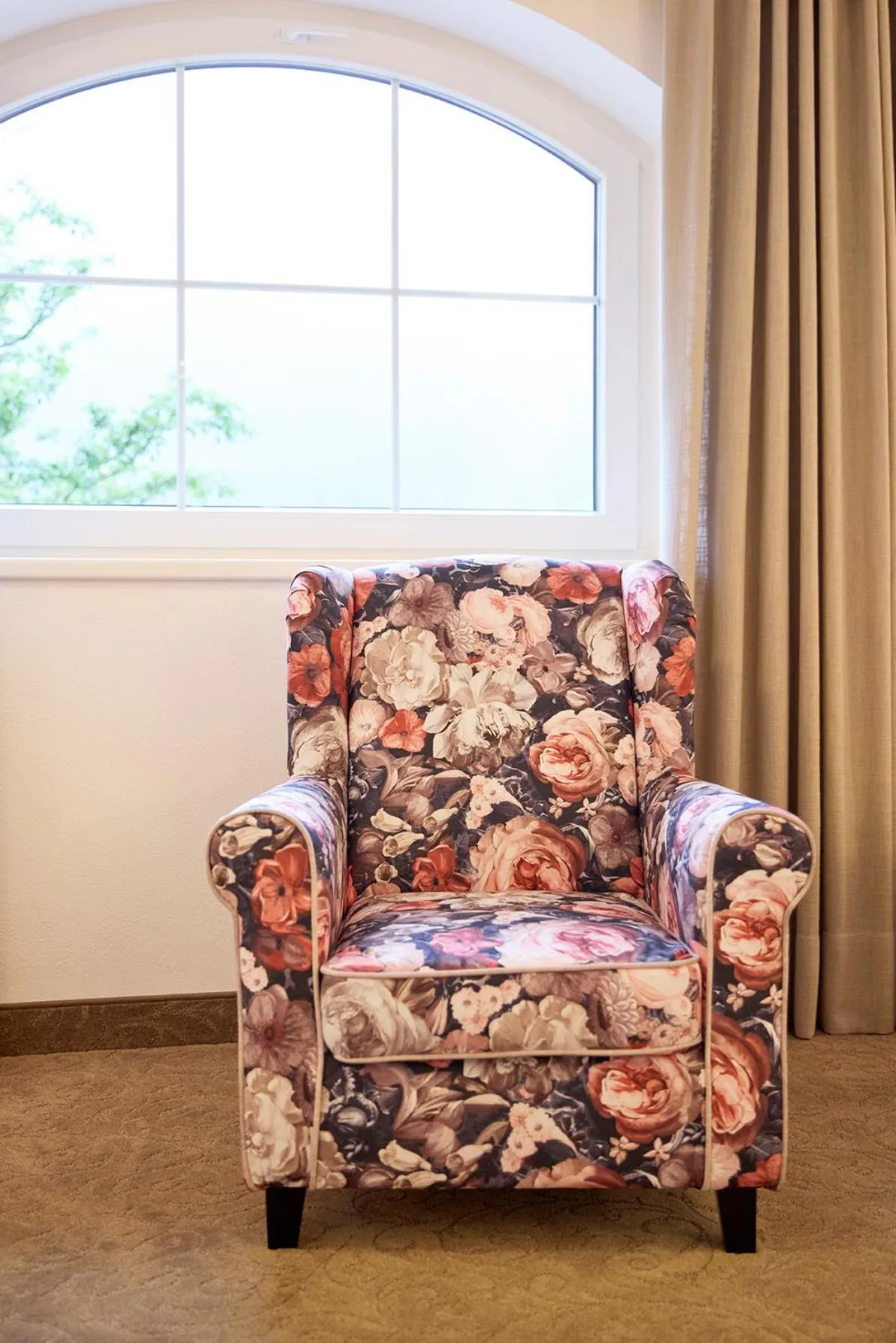 Decorative detail in Hotel Hubertus