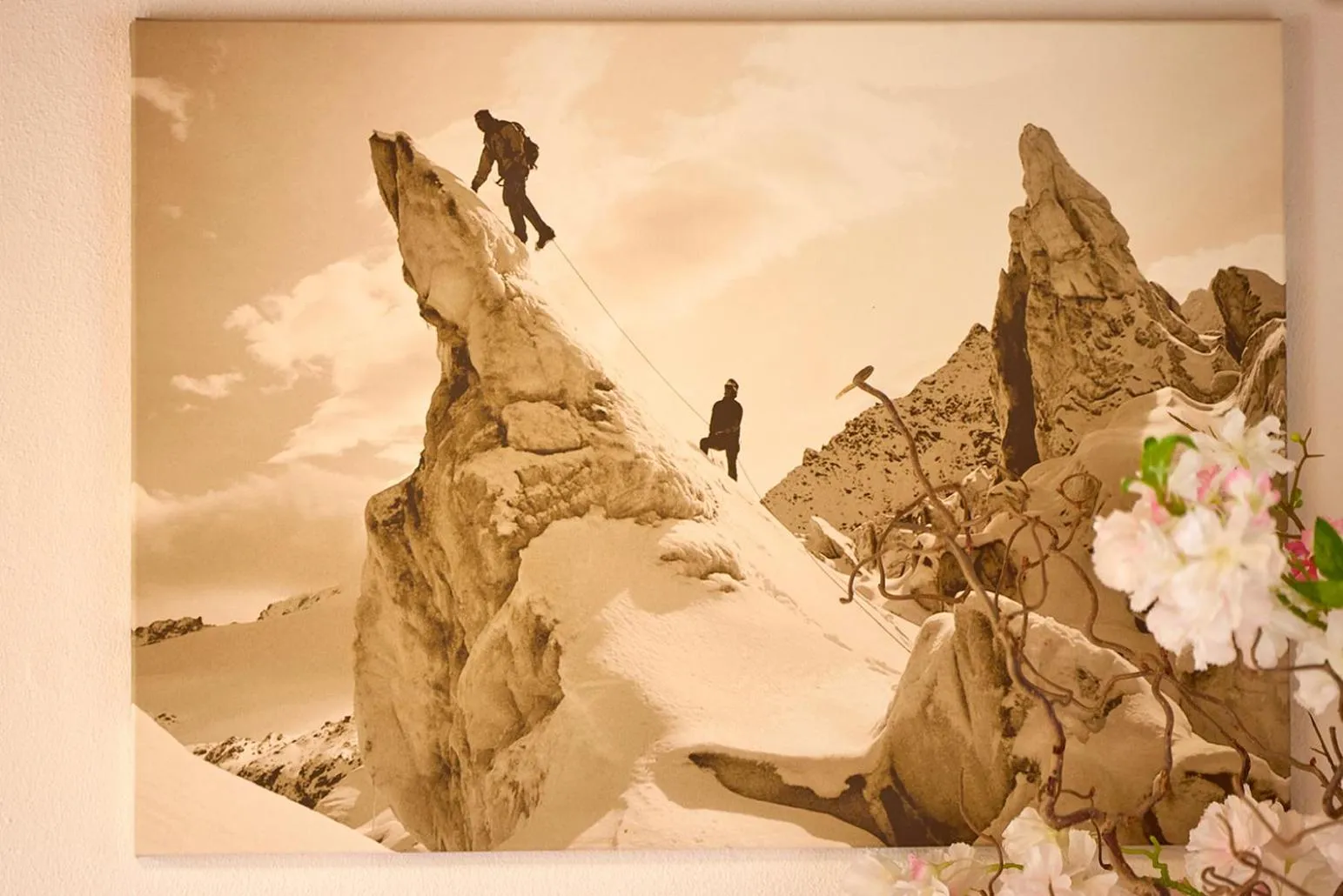 Decorative detail in Hotel Hubertus