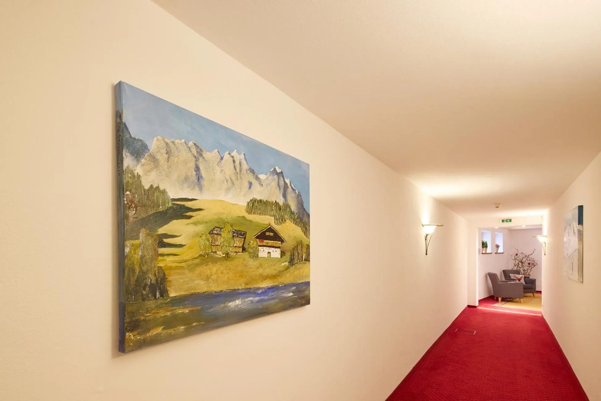 Decorative detail in Hotel Hubertus