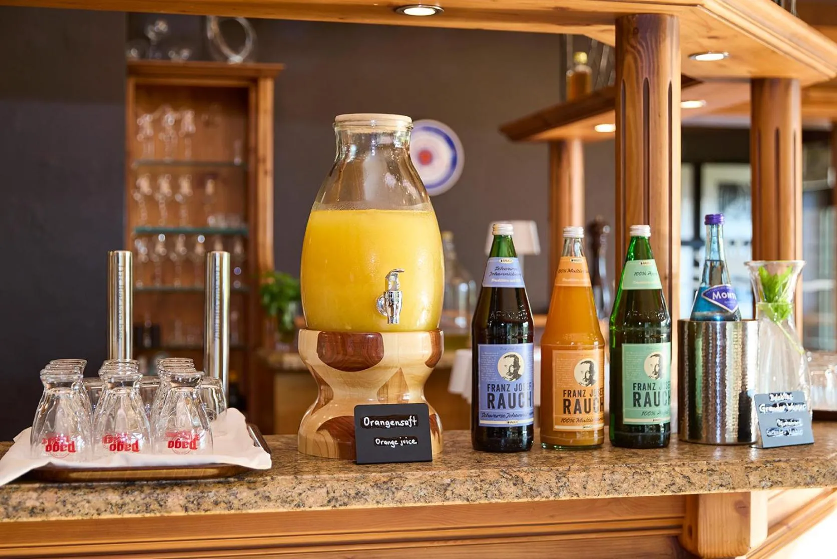 Buffet breakfast in Hotel Hubertus