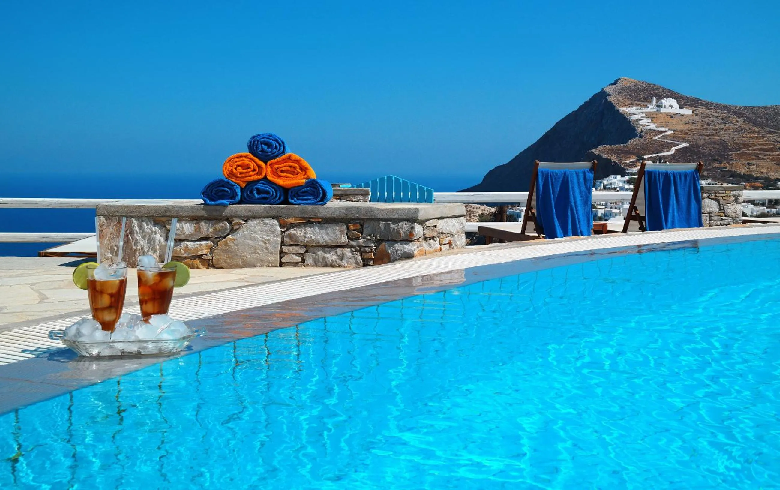 Swimming pool in Miramare Hotel