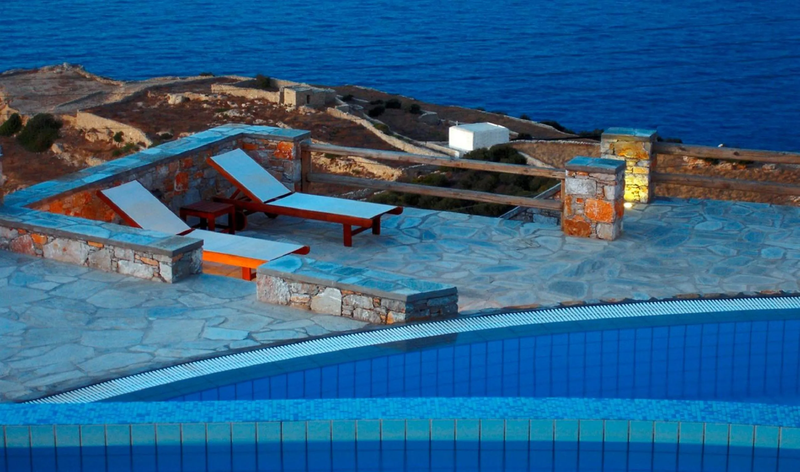 Pool view in Miramare Hotel