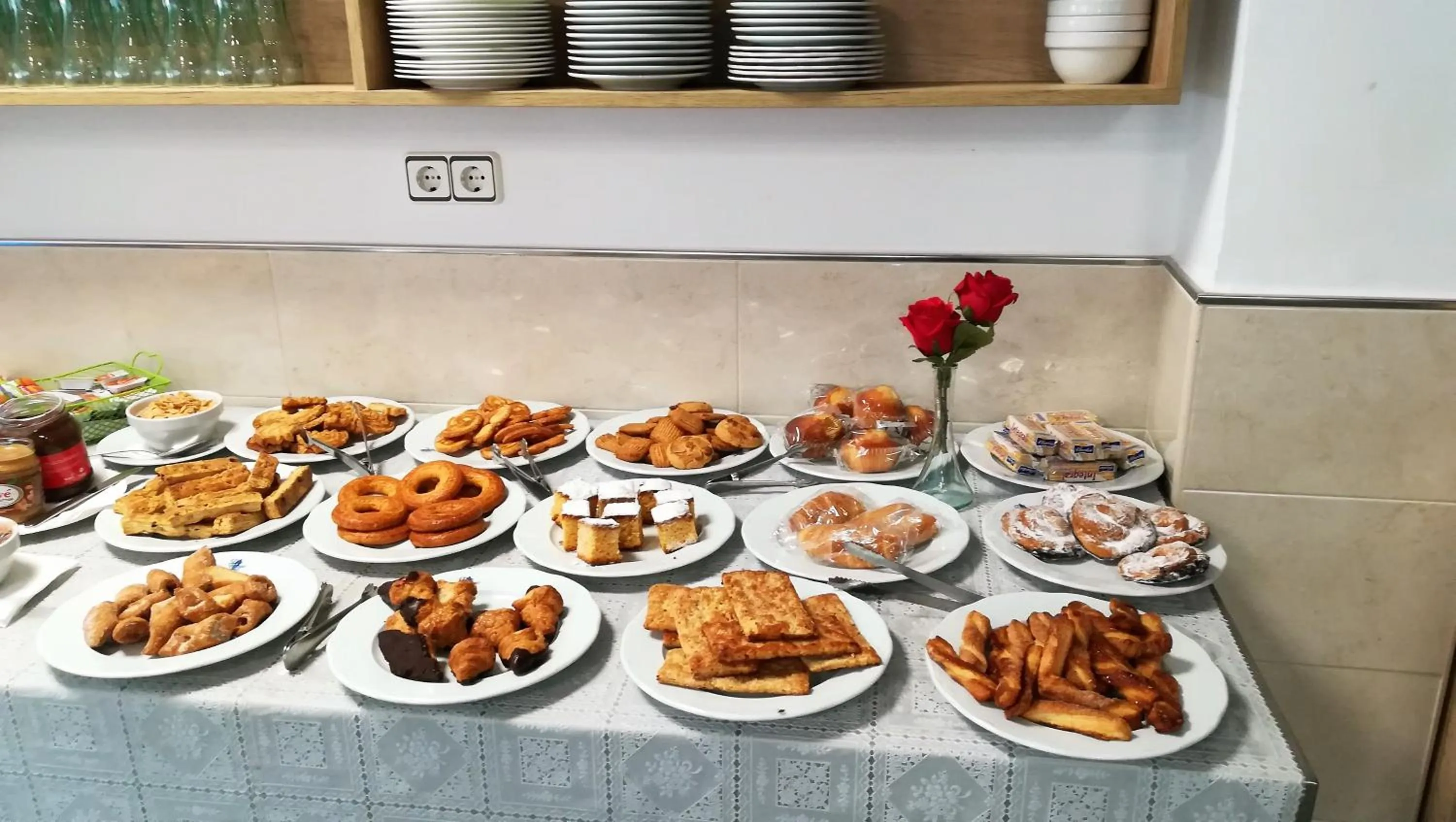 Breakfast in Hotel Don Pelayo