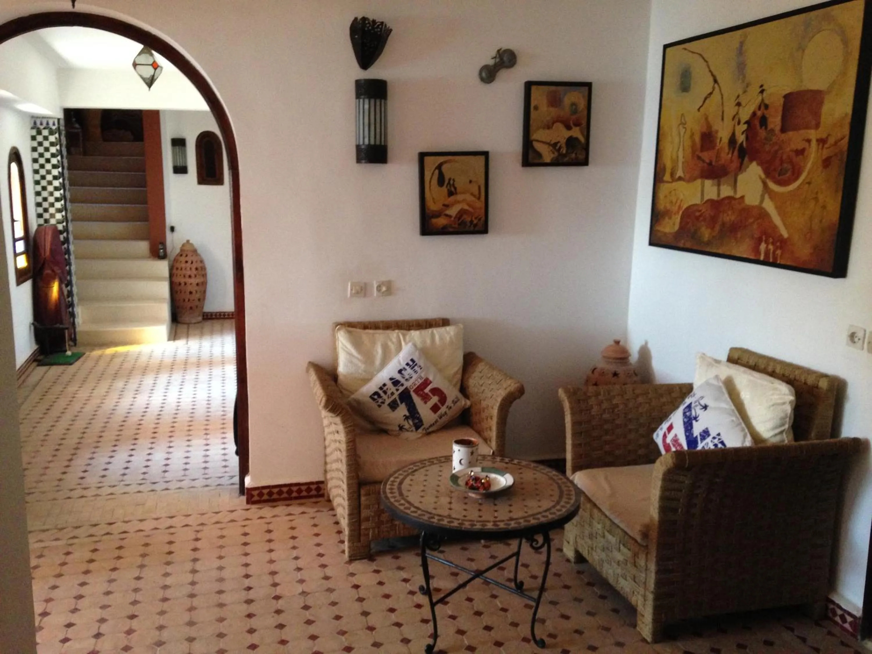 Lobby or reception in Villa Sunset B&B