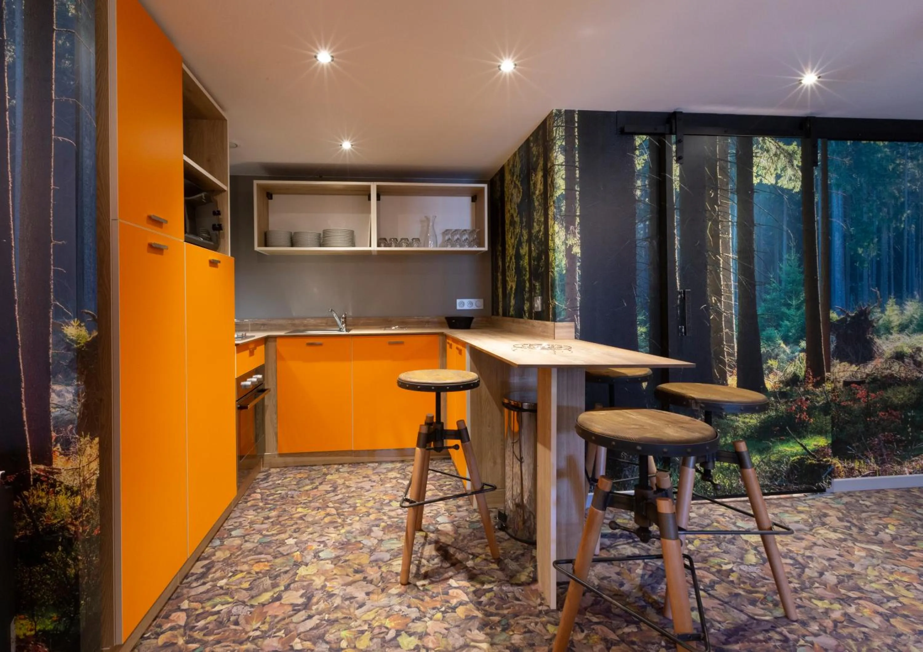 Kitchen or kitchenette in Hotel Base Camp Lodge - Bourg Saint Maurice