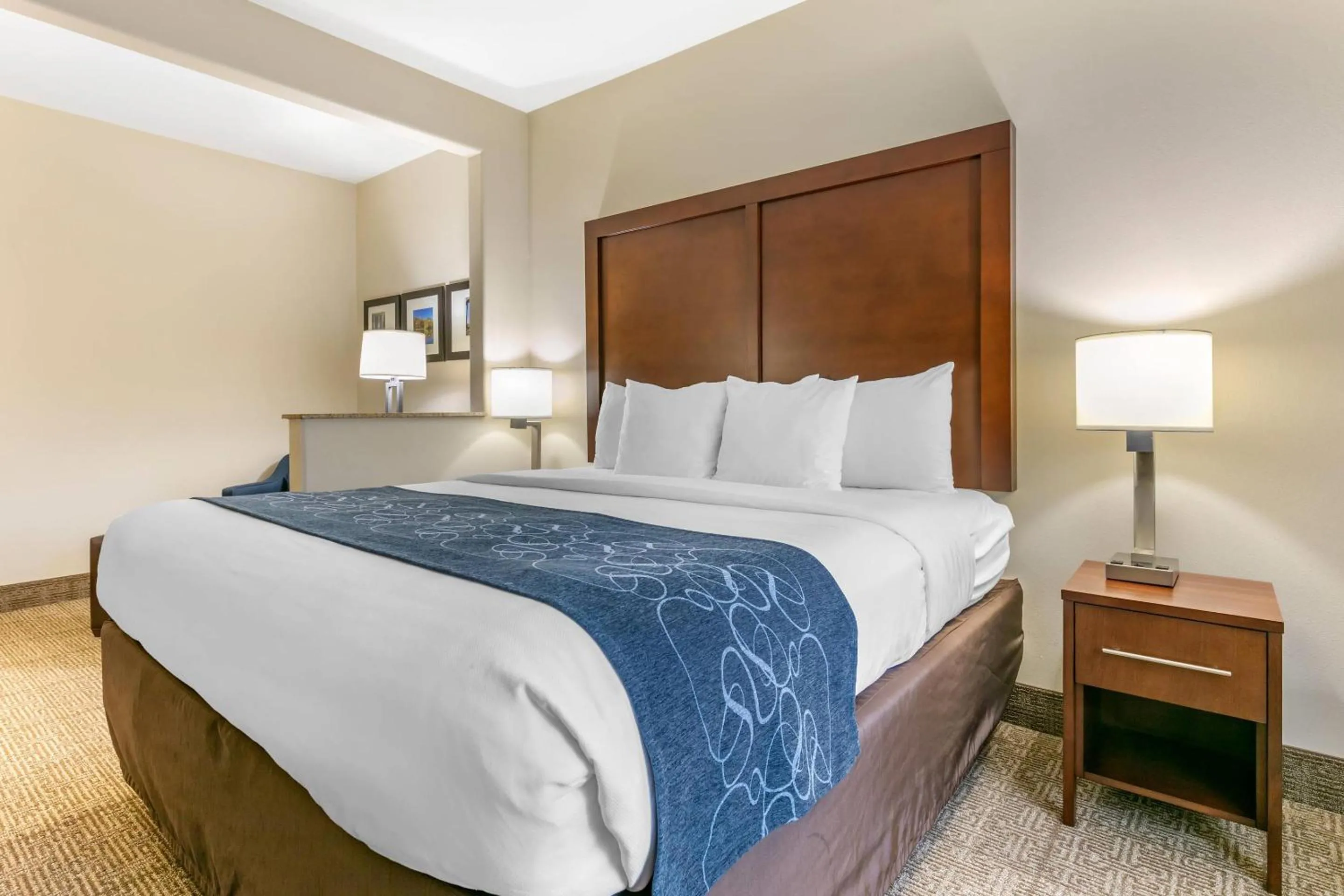 Bedroom, Bed in Comfort Suites Batesville