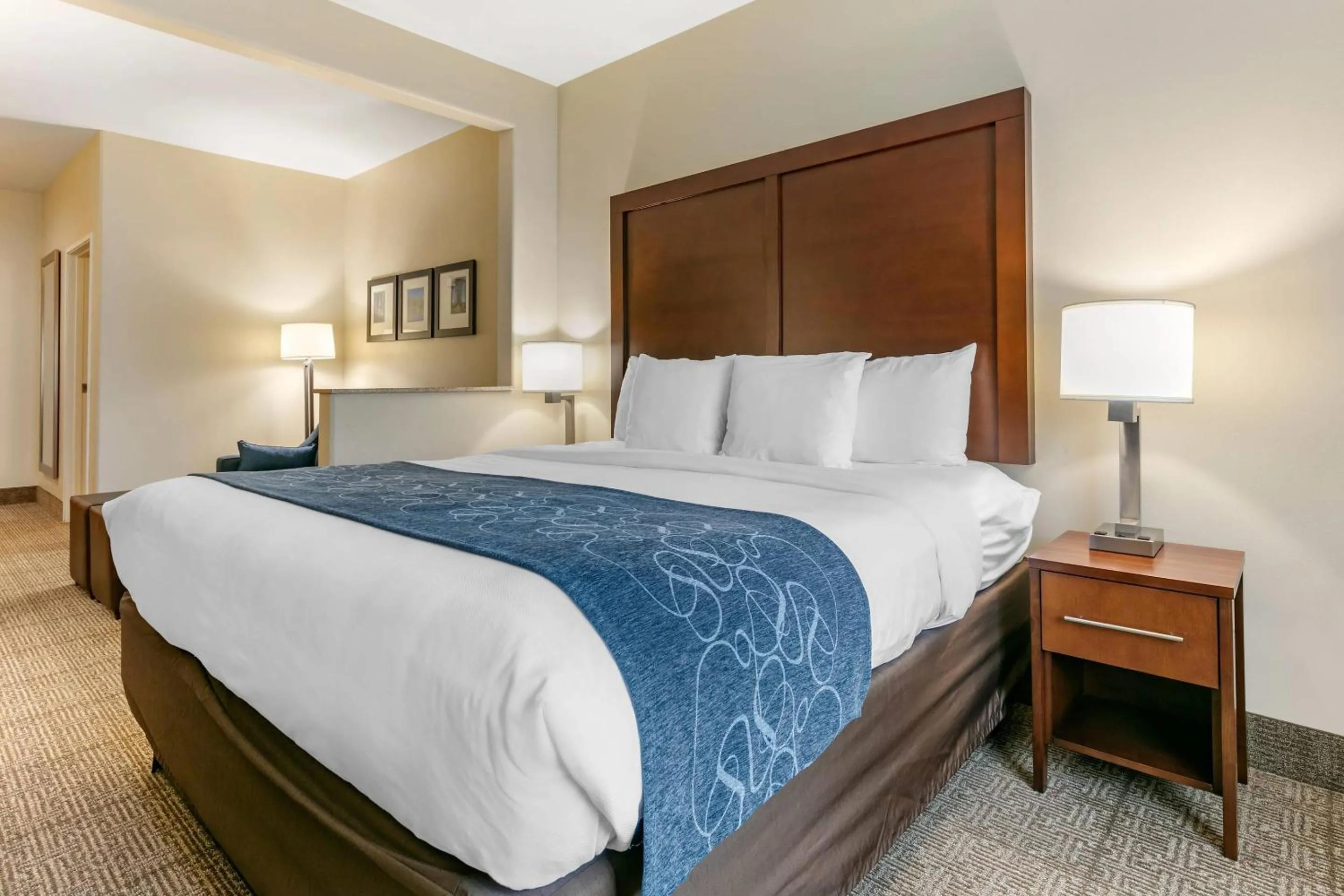 Bedroom, Bed in Comfort Suites Batesville