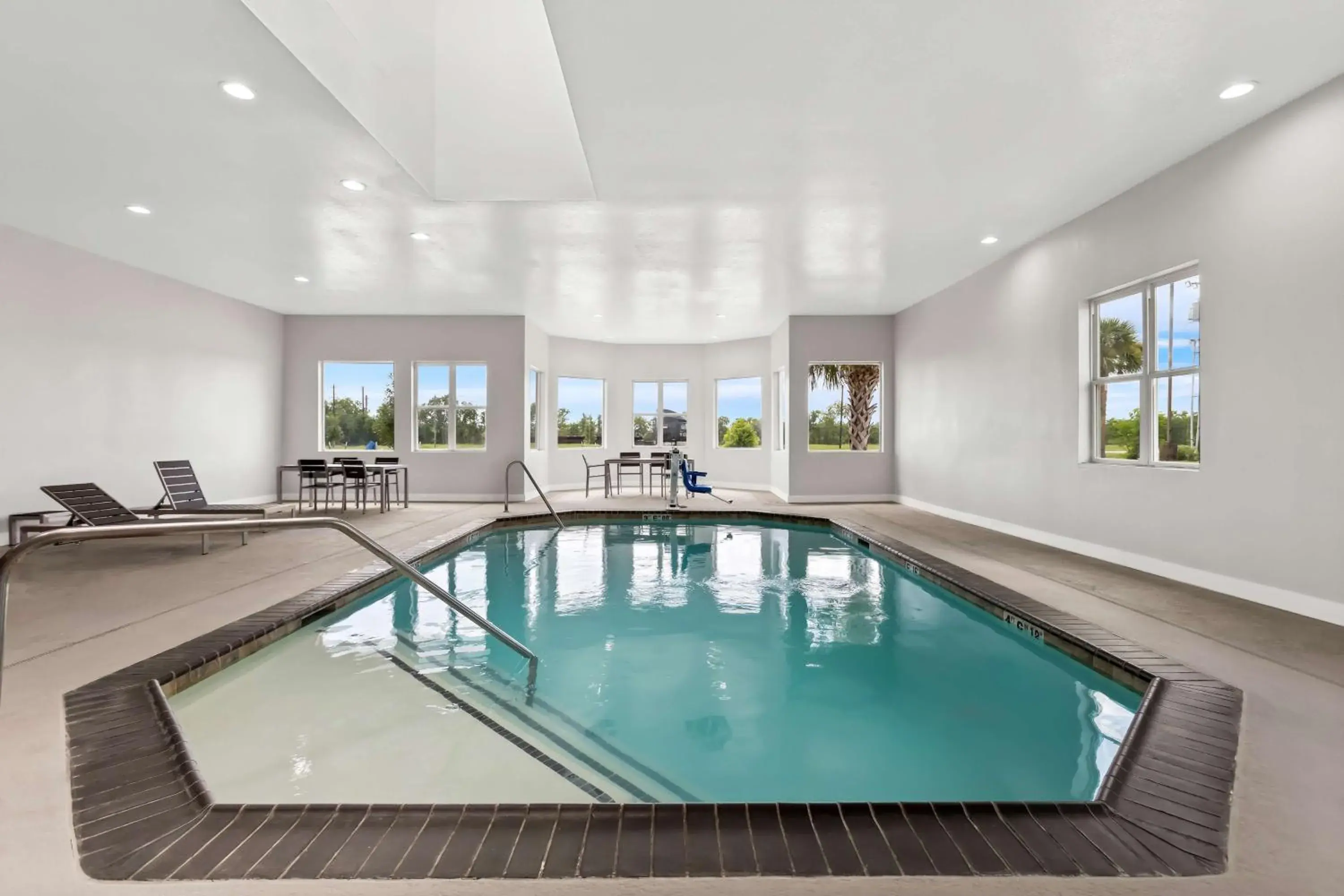 Pool view in Sonesta Essential La Porte Pool view in Sonesta Essential La Porte