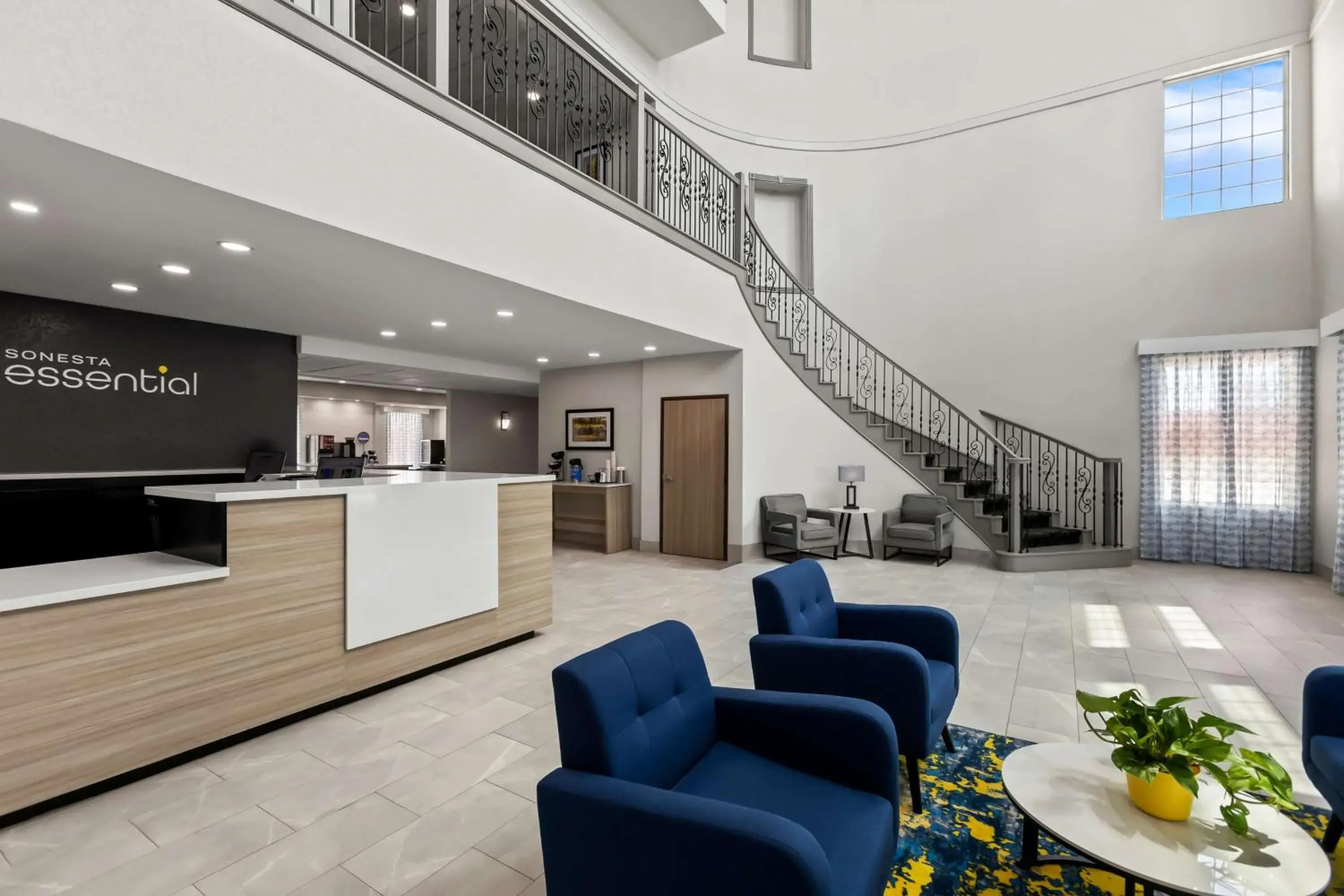 Lobby or reception in Sonesta Essential La Porte Lobby or reception in Sonesta Essential La Porte