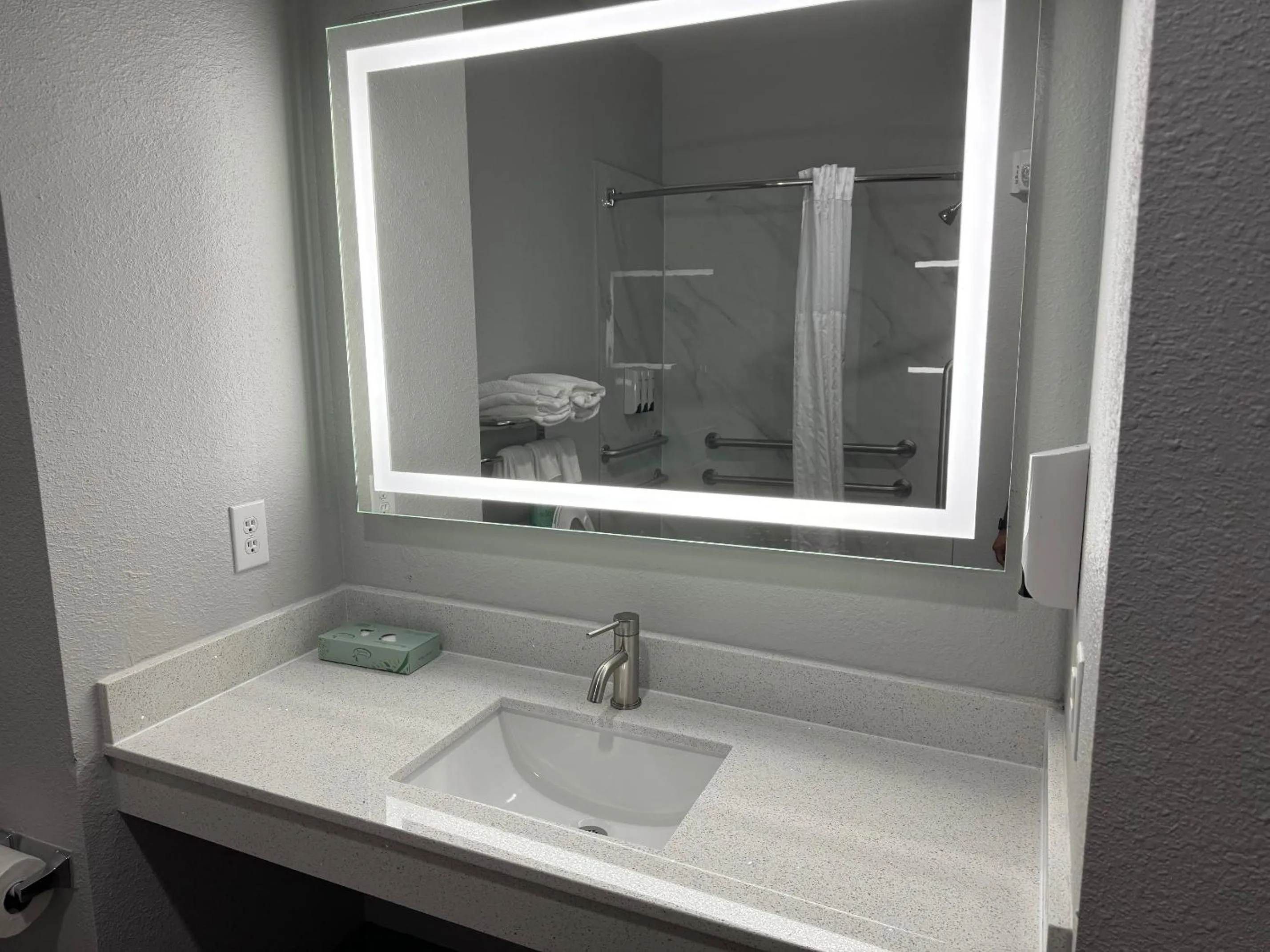 Bathroom in Quality Inn & Suites La Porte