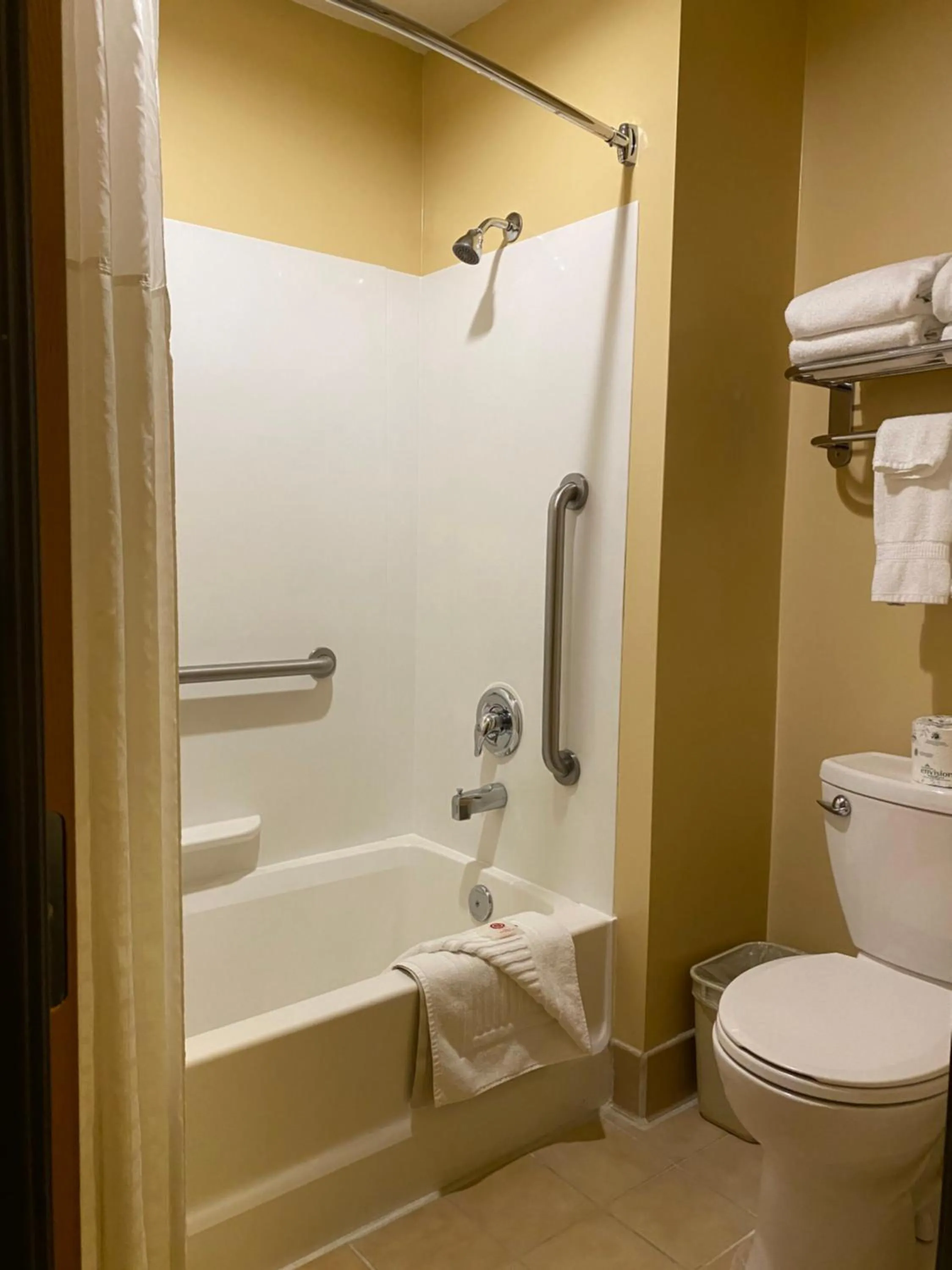 Toilet in Comfort Inn Marina on the Monterey Bay