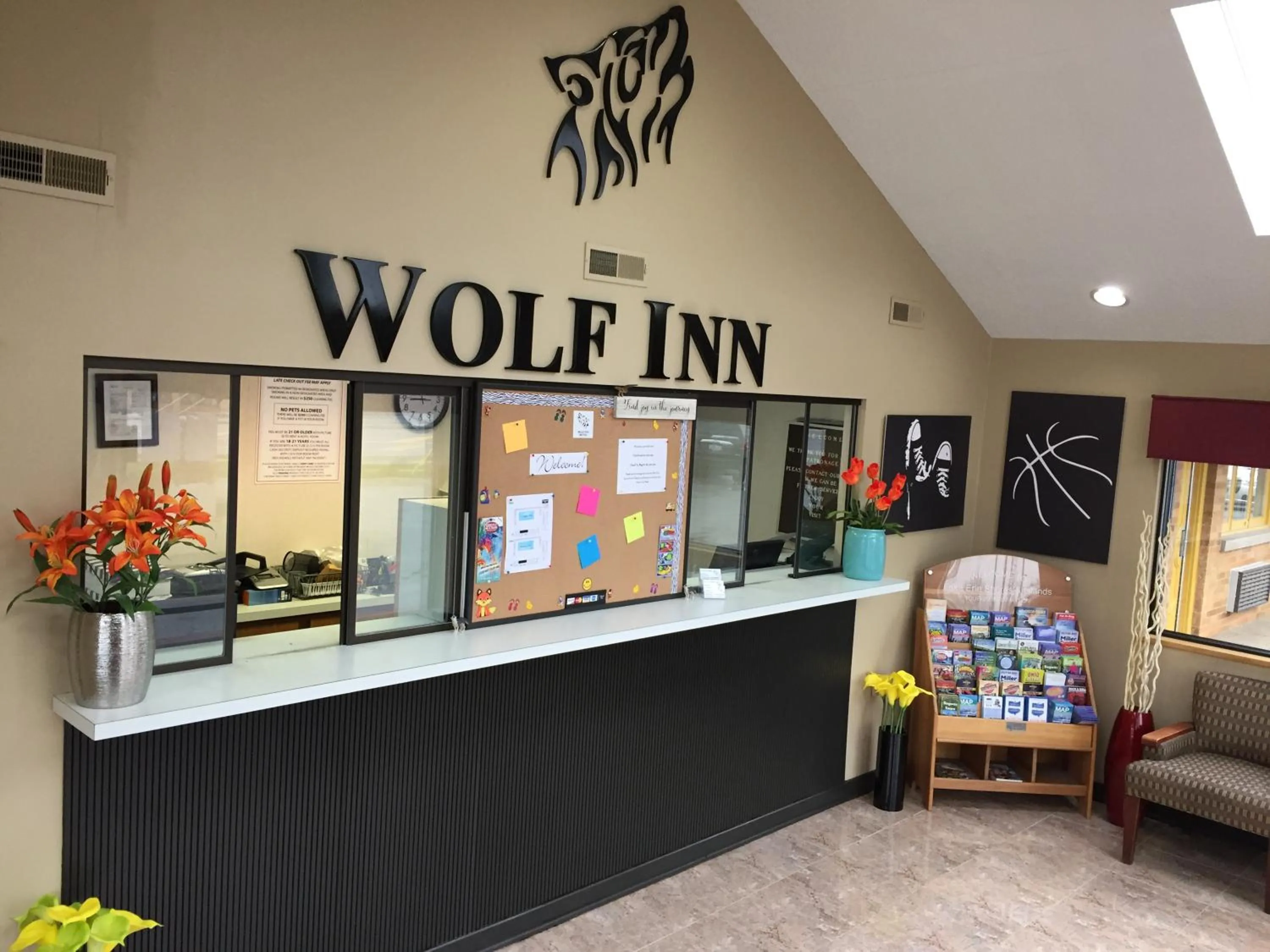 Lobby or reception in Wolf Inn Hotel
