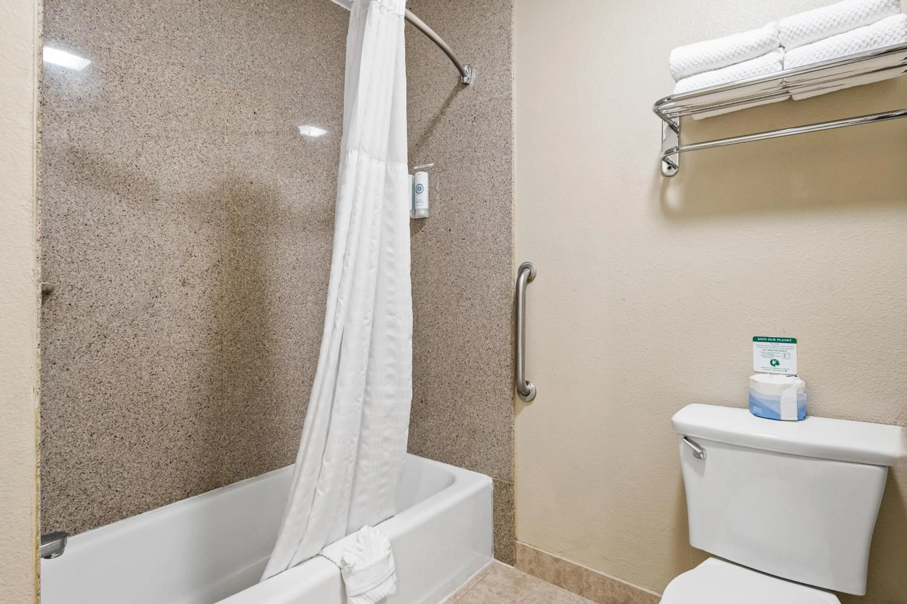 Shower in Comfort Inn Santa Cruz North