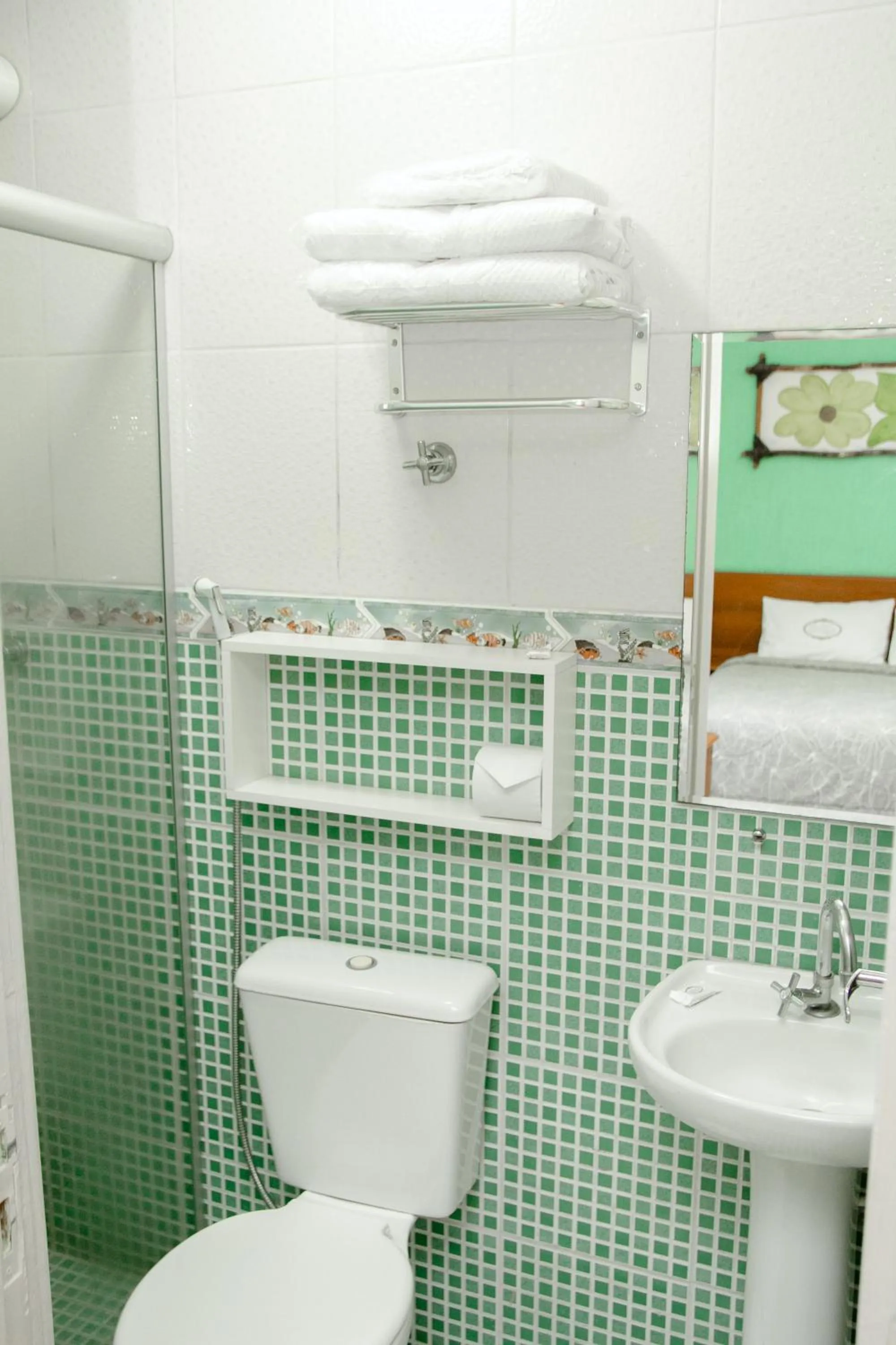 Bathroom in Hotel Valparaíso - Metrô Paraíso e 800m da Av Paulista