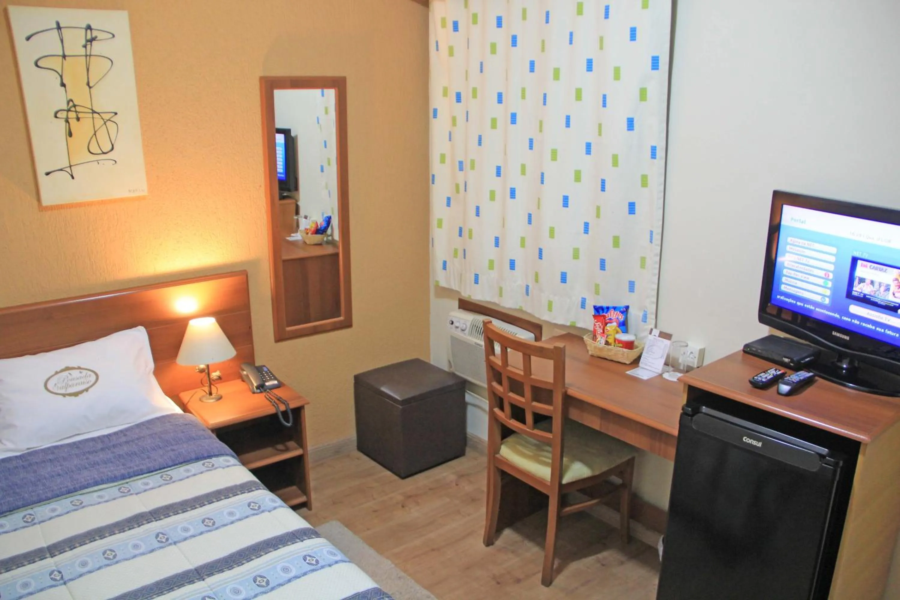 Bed in Hotel Valparaíso - Metrô Paraíso e 800m da Av Paulista