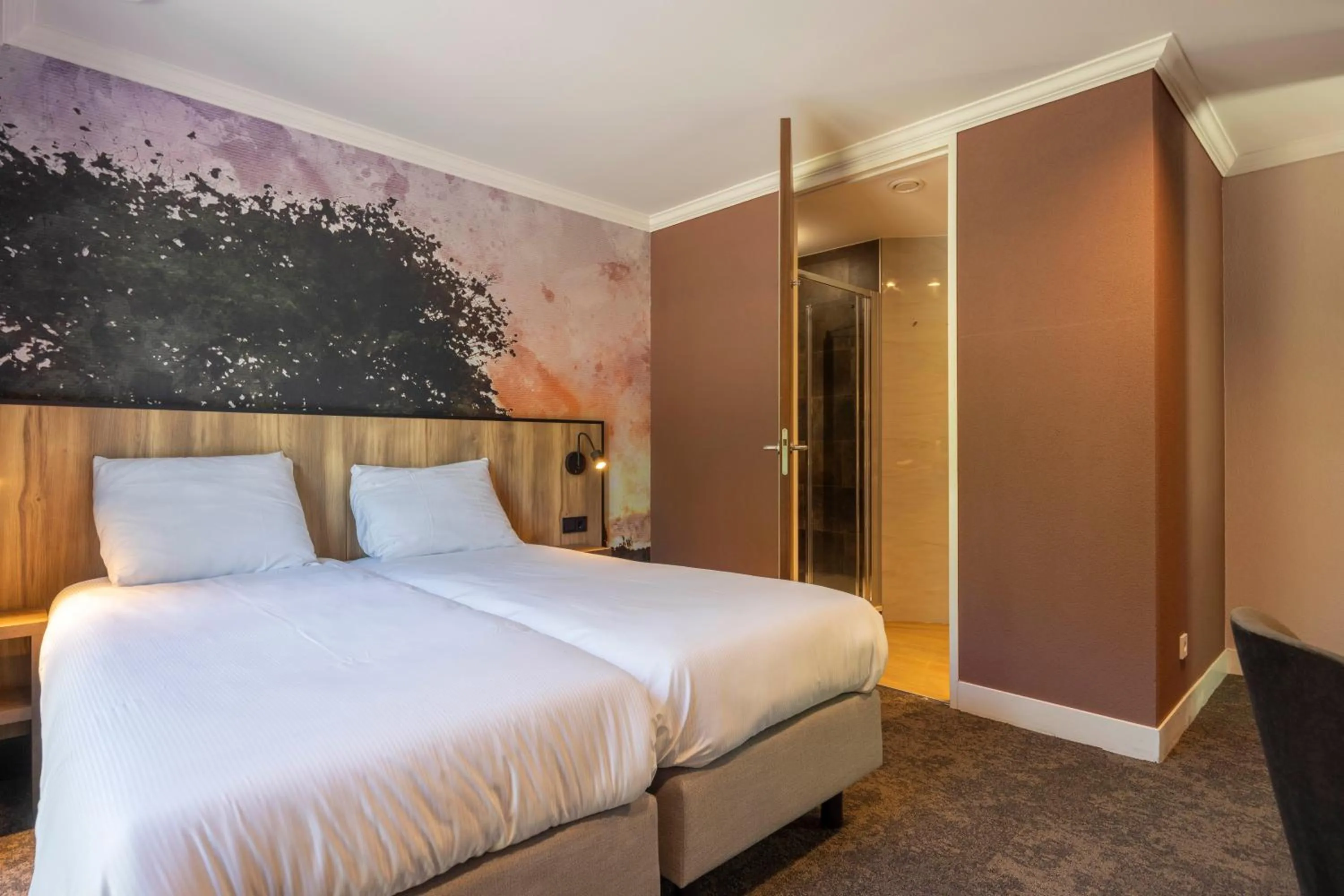 Bedroom, Bed in Fletcher Hotel-Restaurant De Kempen