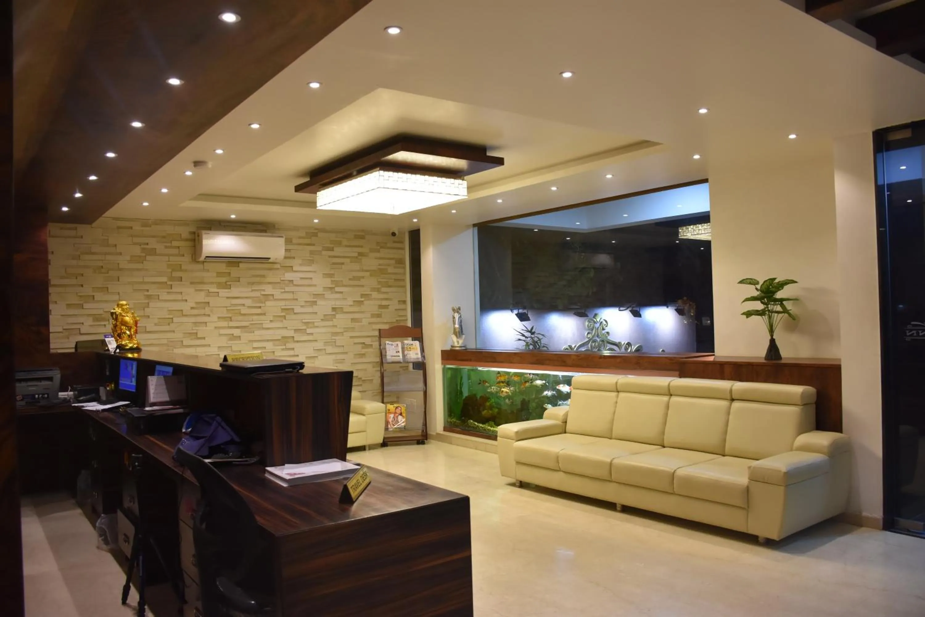 Lobby or reception in Heritage Inn