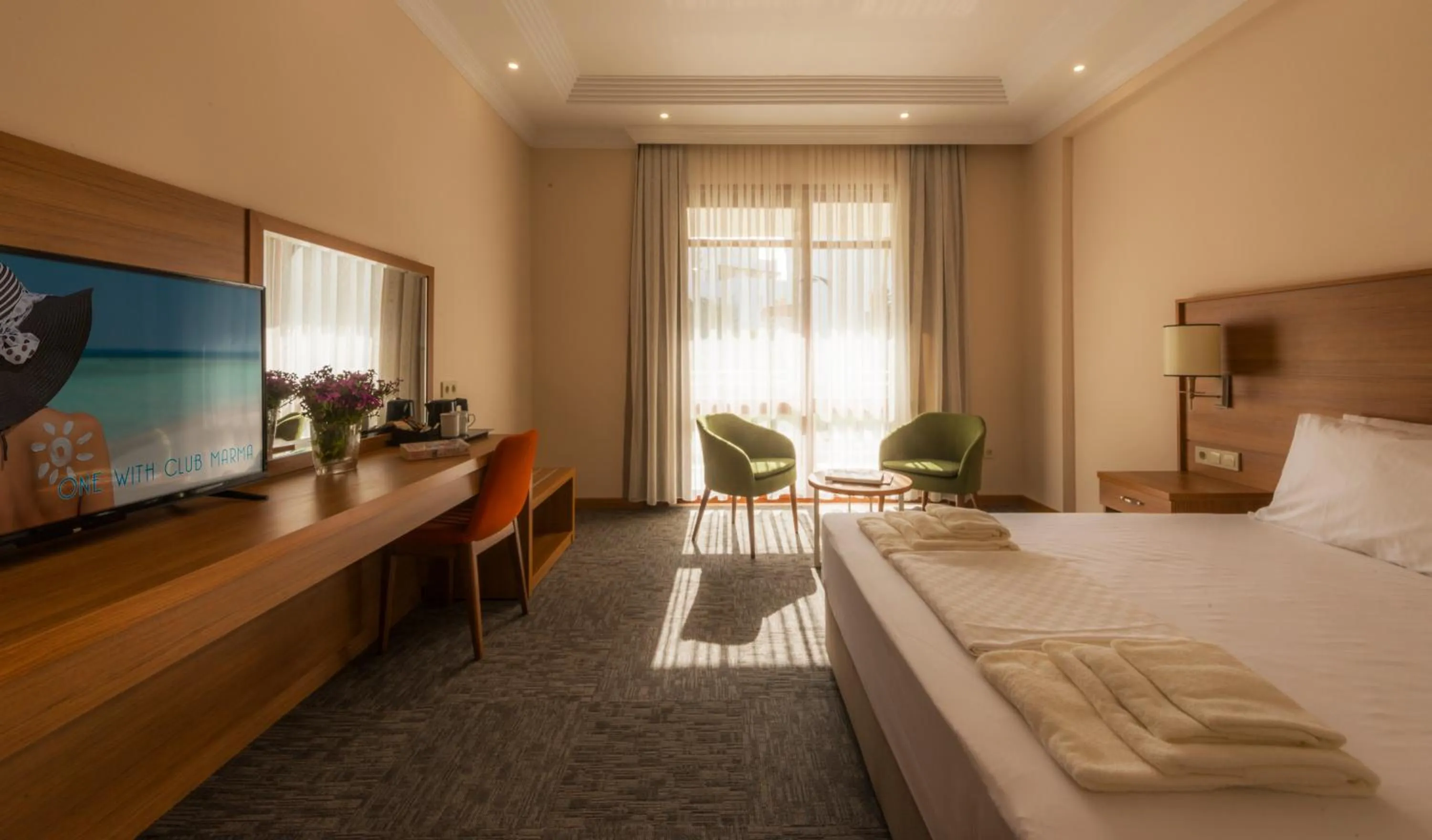 Bed in Club Marma Hotel