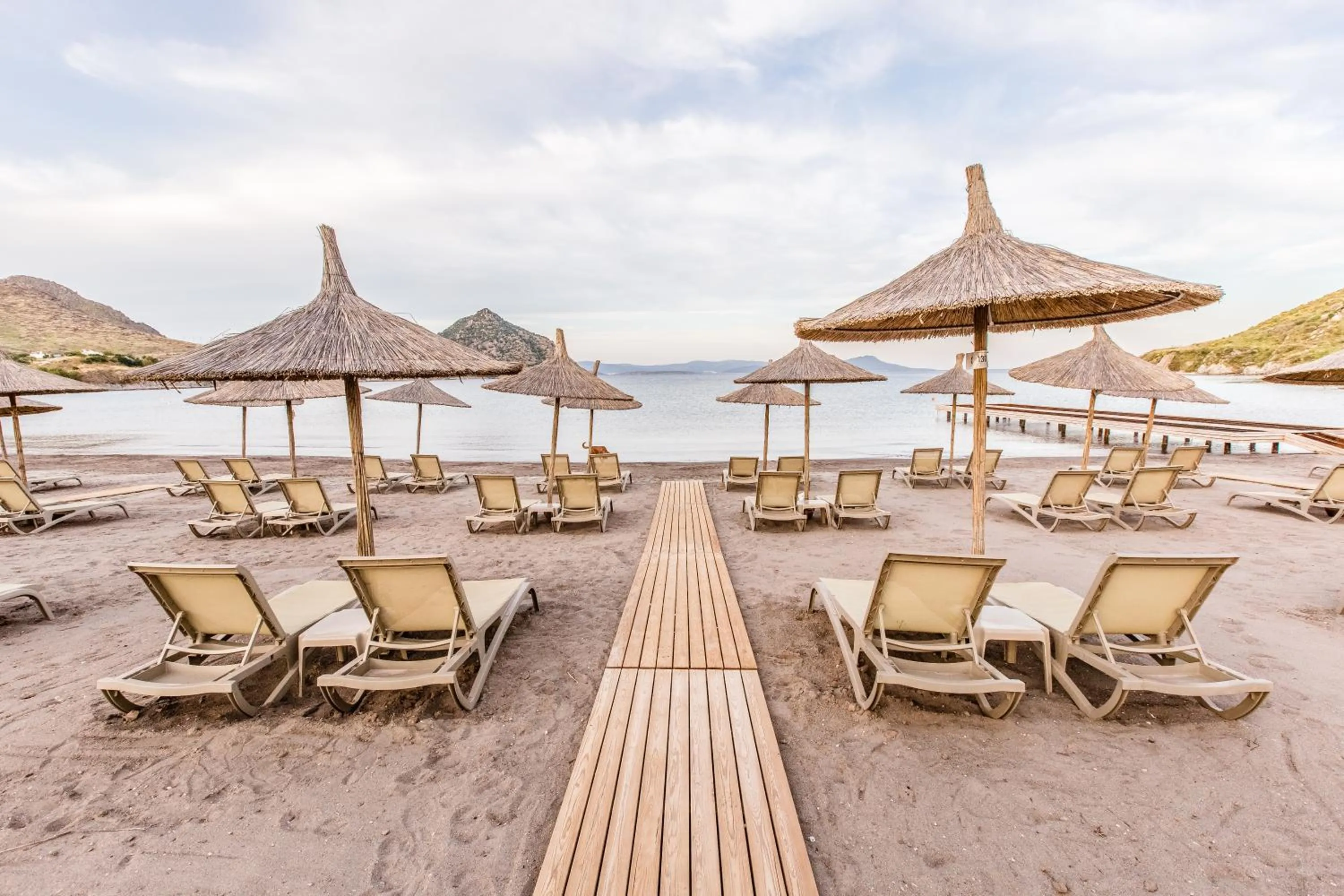 Beach in Club Marma Hotel