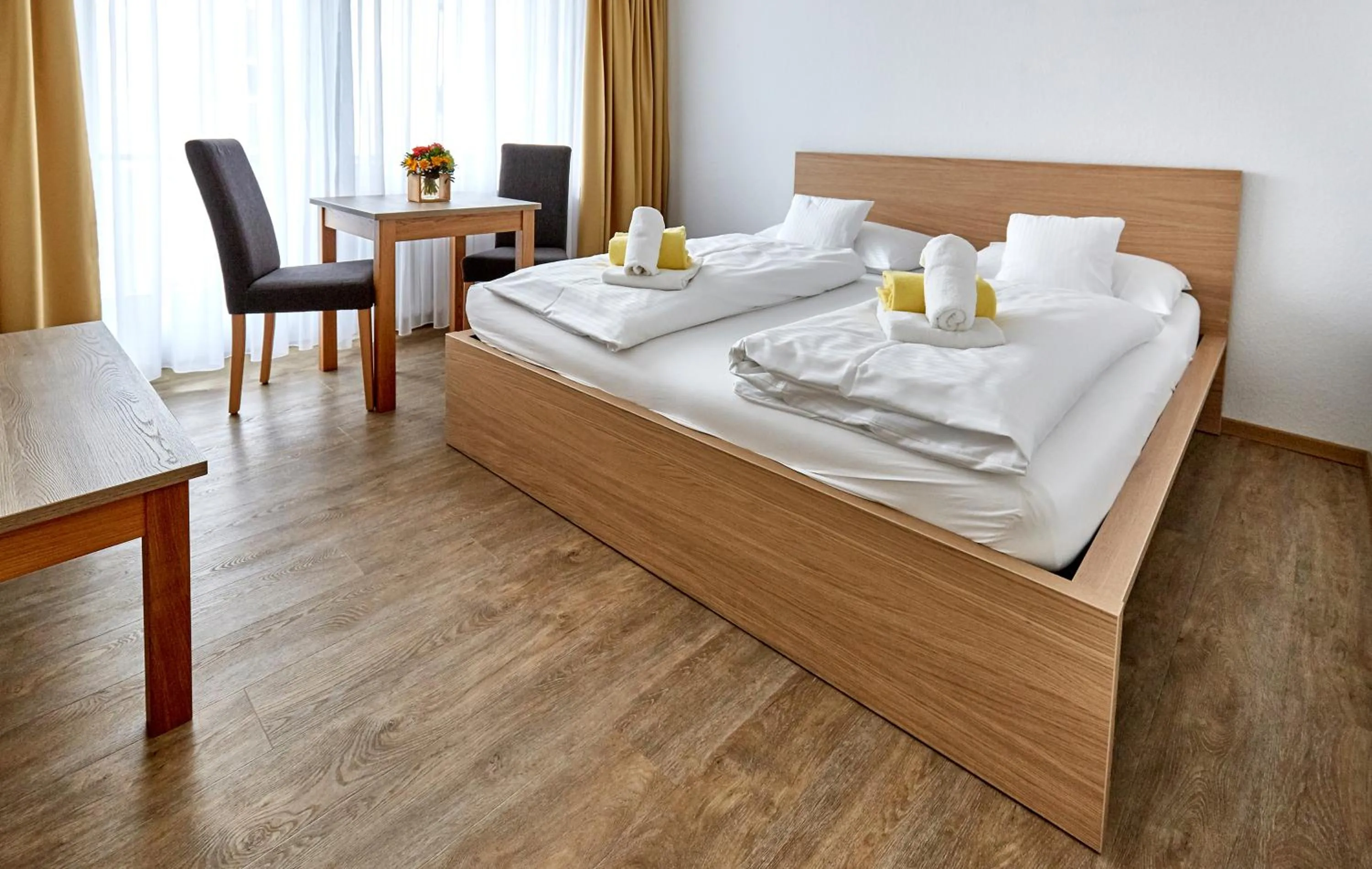 Bedroom, Bed in Hotel Bayern Vital