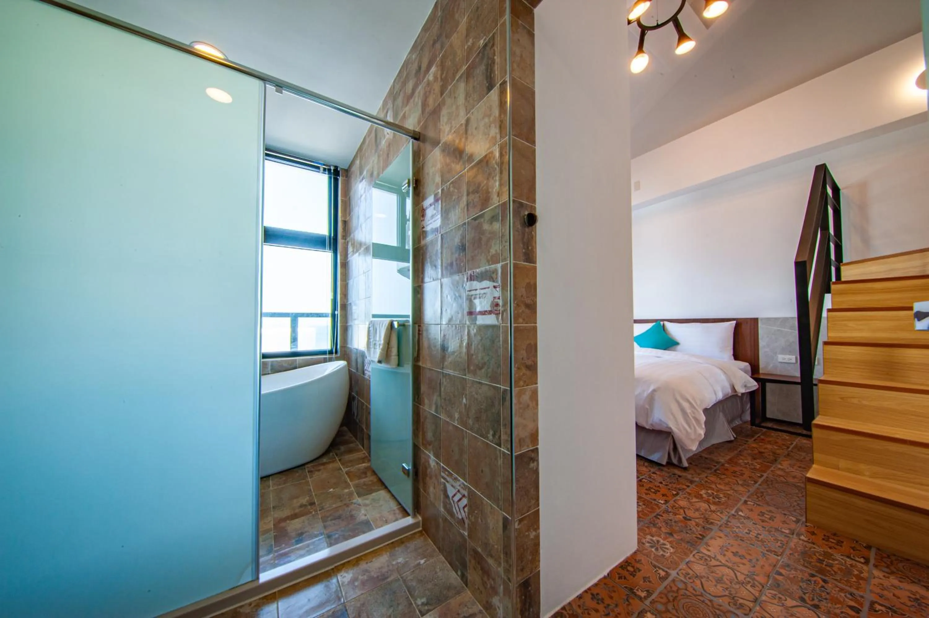 Bathroom, Bed in SH Villa