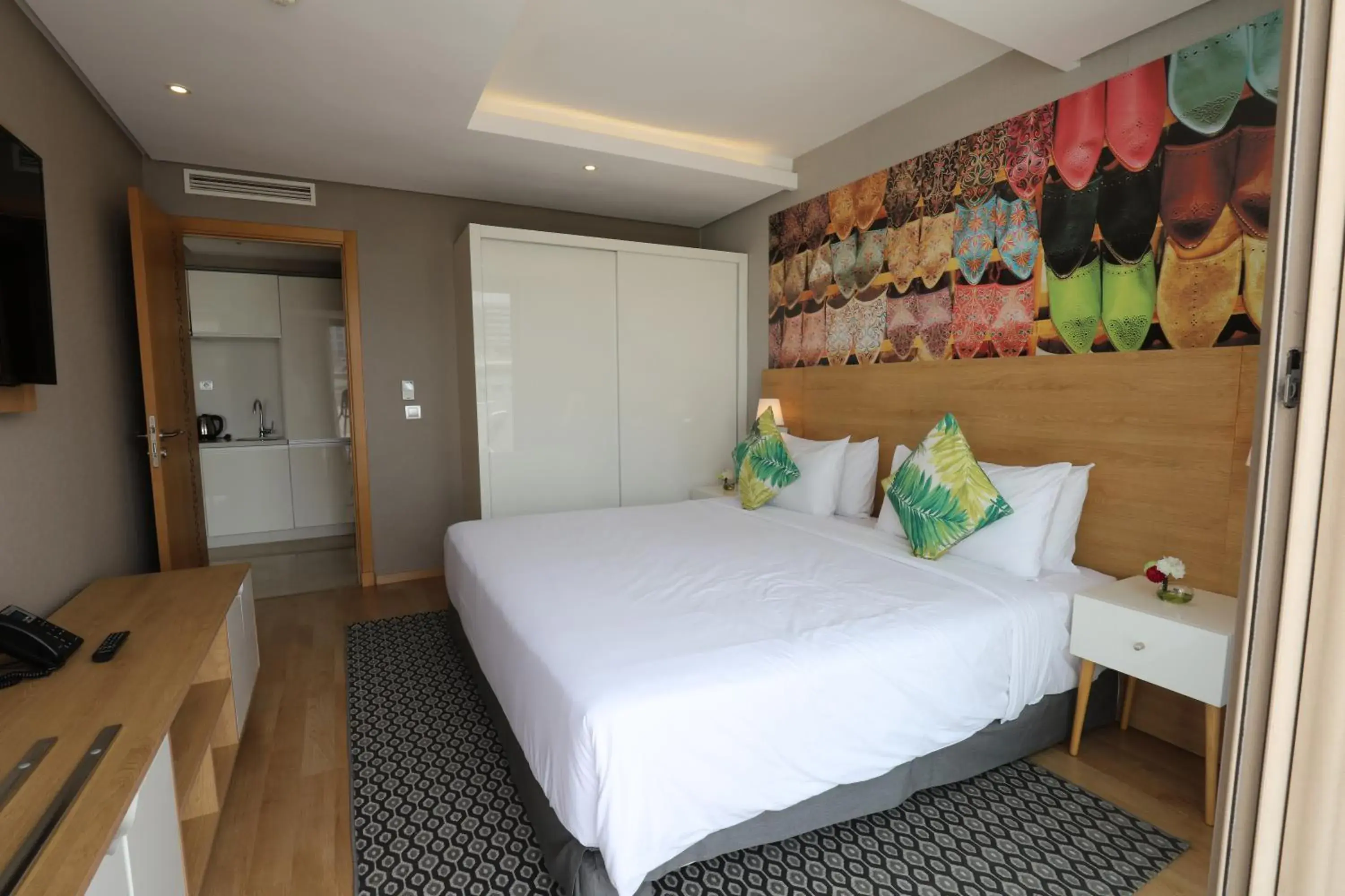 Bed in Mid Town Hotel Casablanca Bed in Mid Town Hotel Casablanca