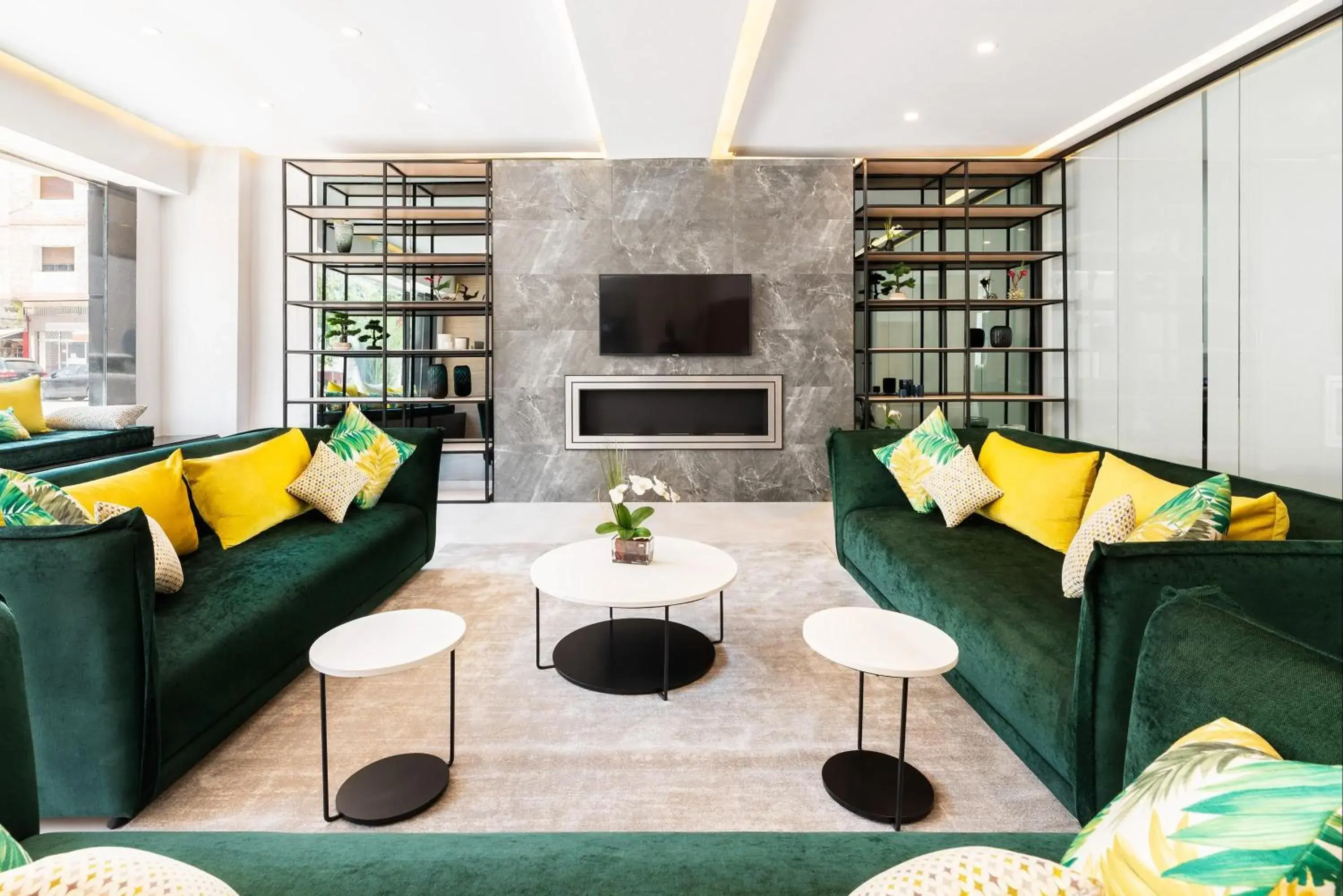 Lobby or reception in Mid Town Hotel Casablanca Lobby or reception in Mid Town Hotel Casablanca