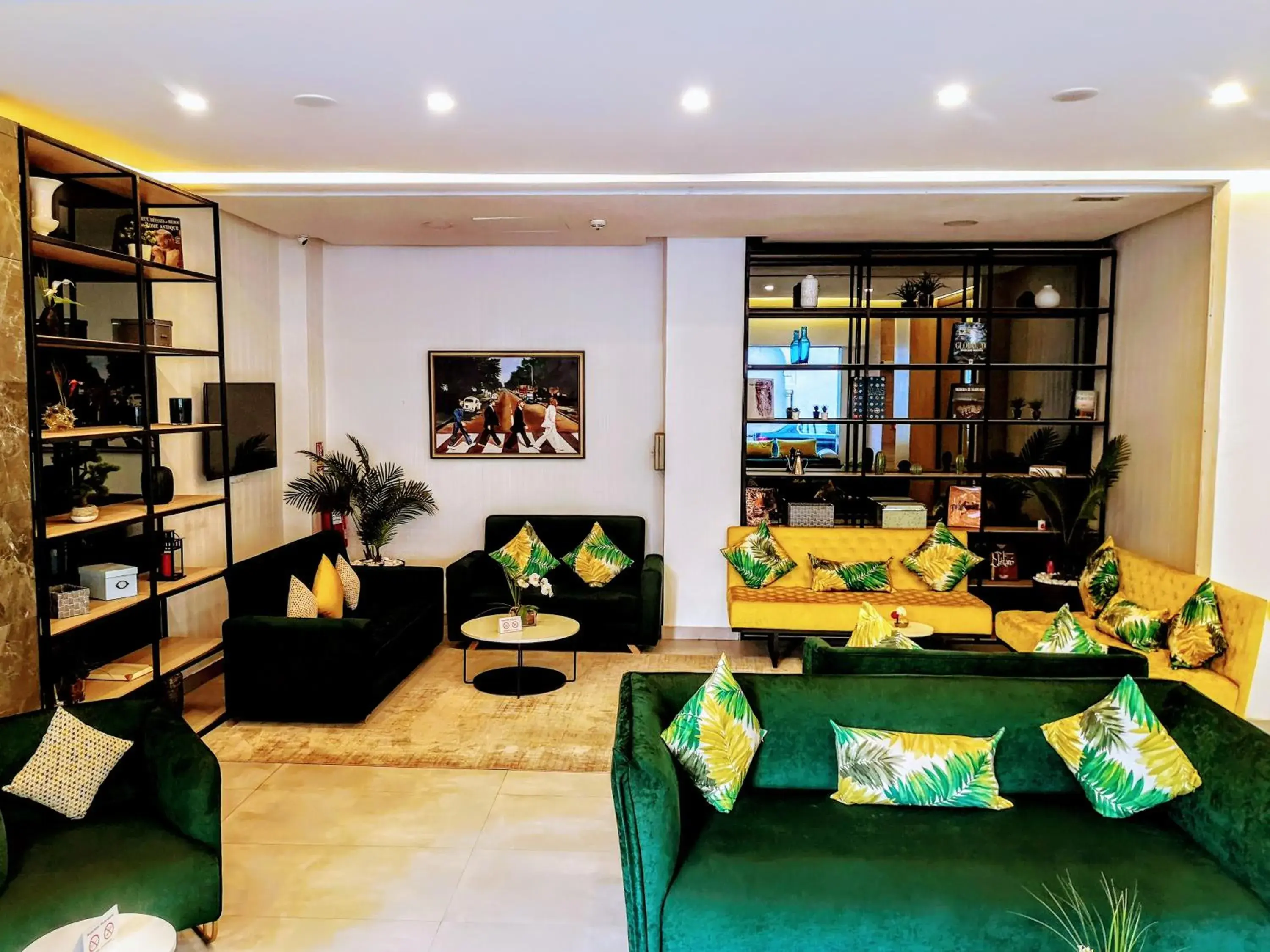 Lobby or reception in Mid Town Hotel Casablanca Lobby or reception in Mid Town Hotel Casablanca