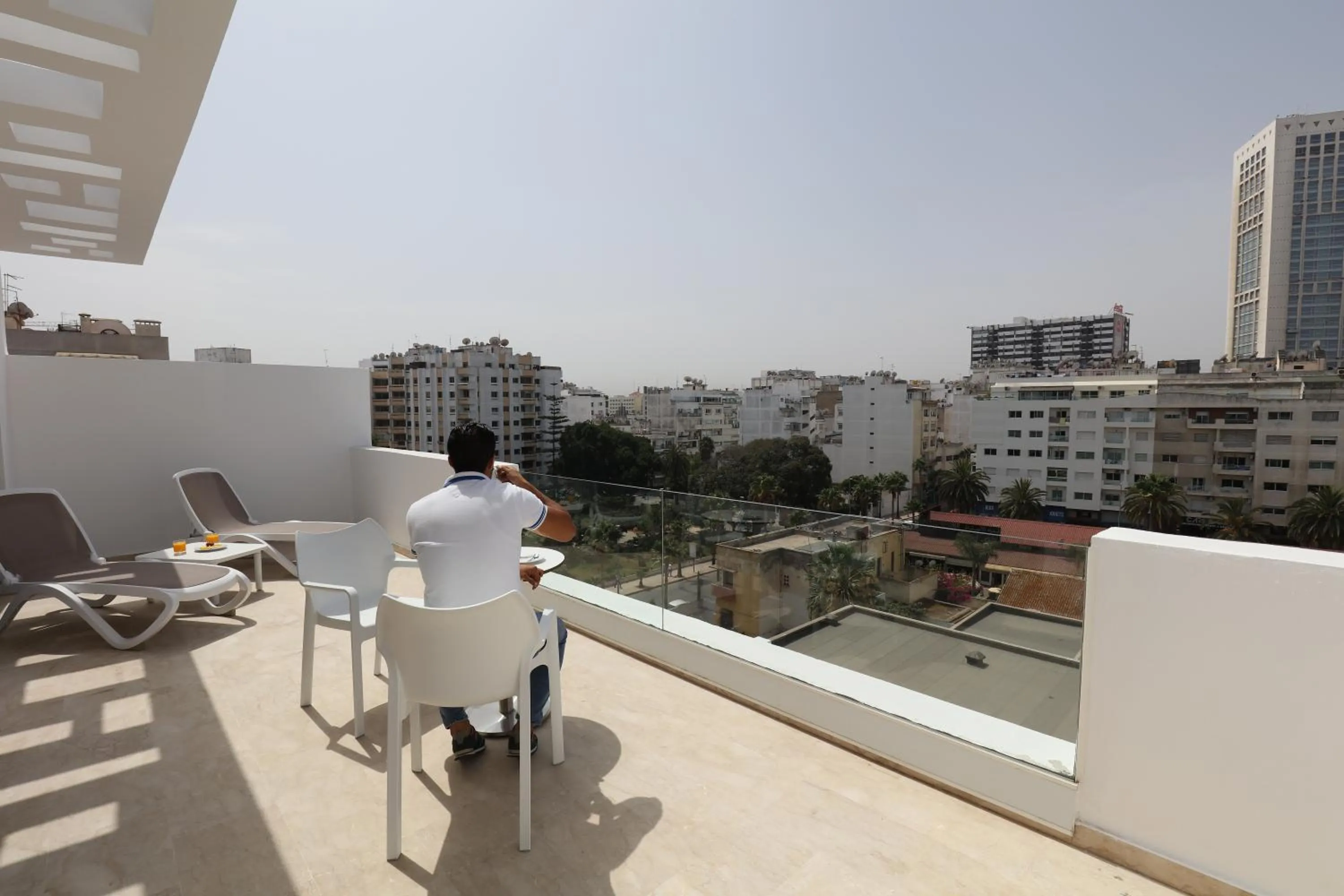 Balcony/Terrace in Mid Town Hotel Casablanca