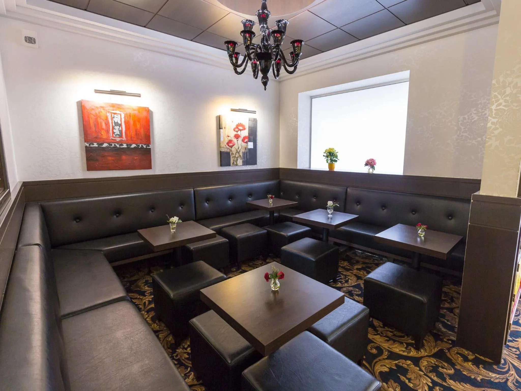 Communal lounge/ TV room in Hôtel Irlande