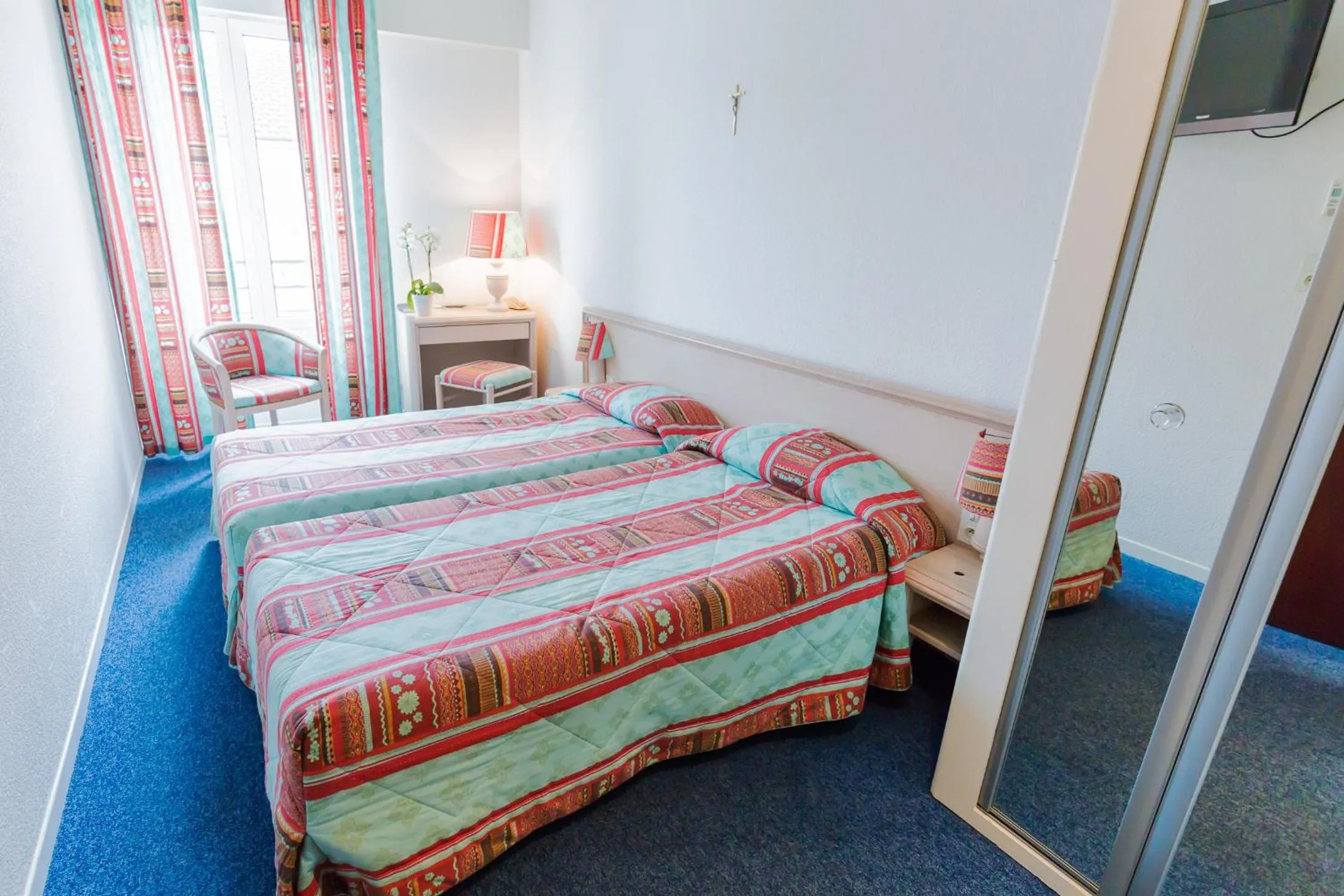 Bed in Hôtel Irlande