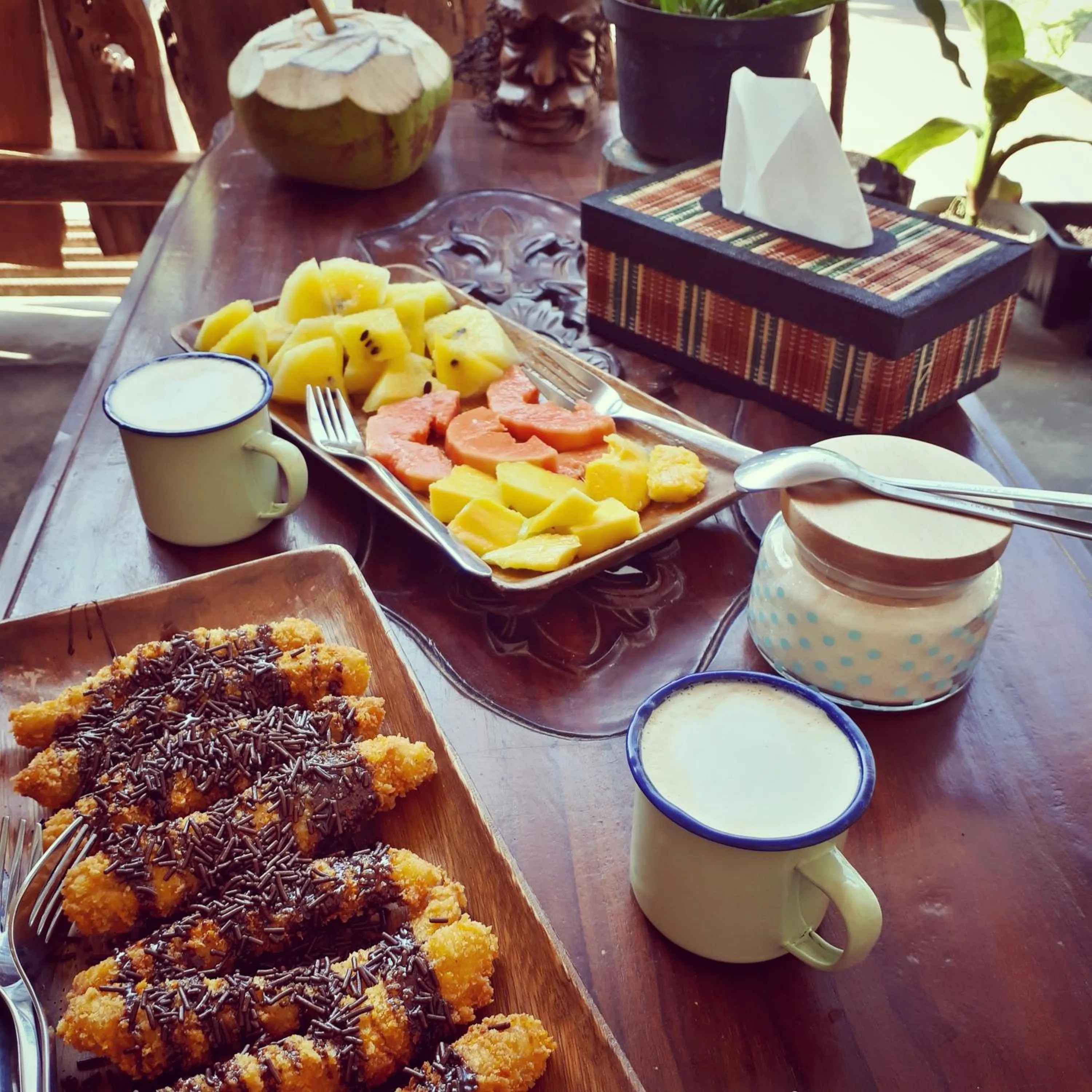 Food and drinks in L'isola che...