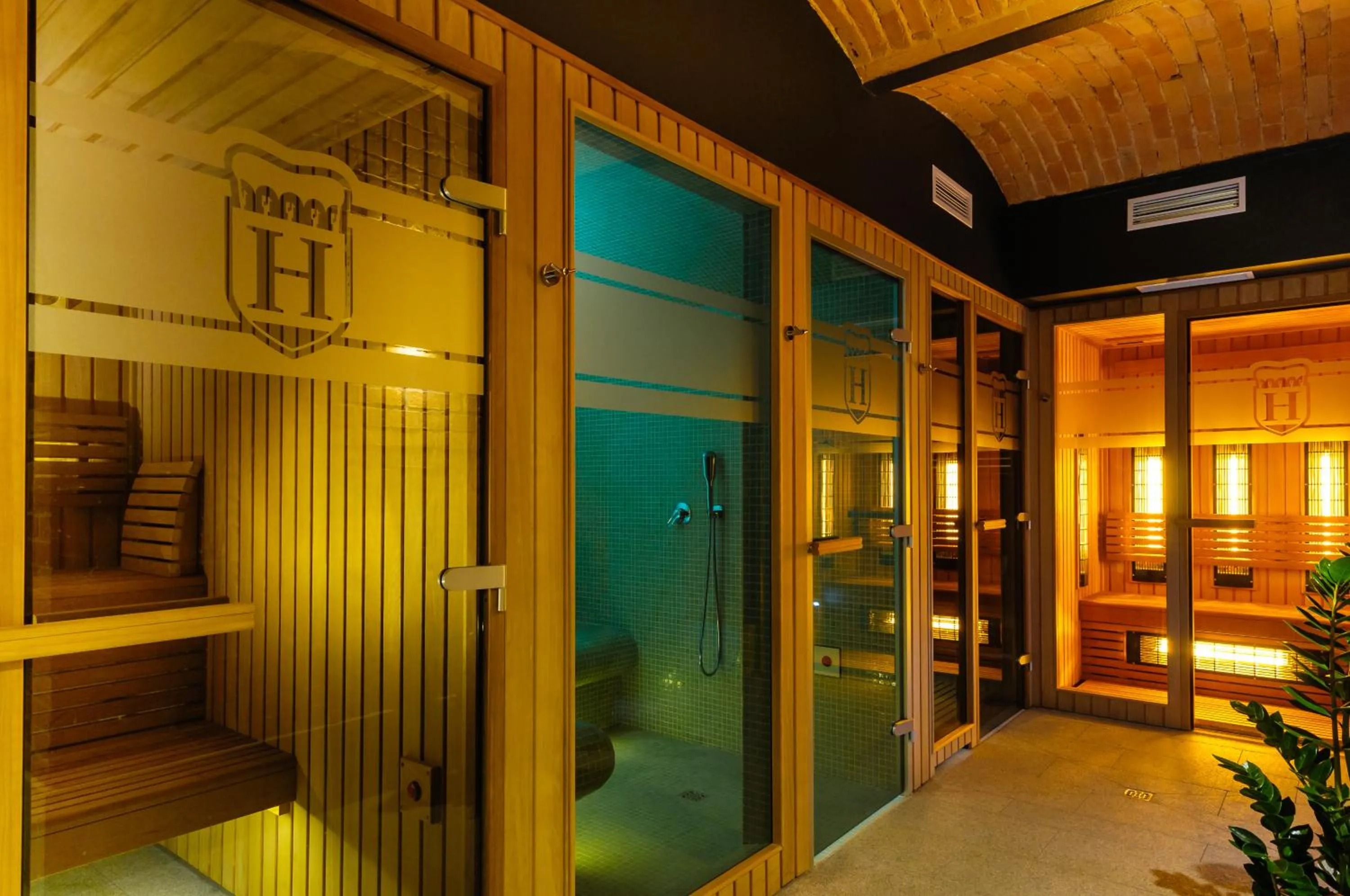 Sauna in Hotel Hugo Business & Spa