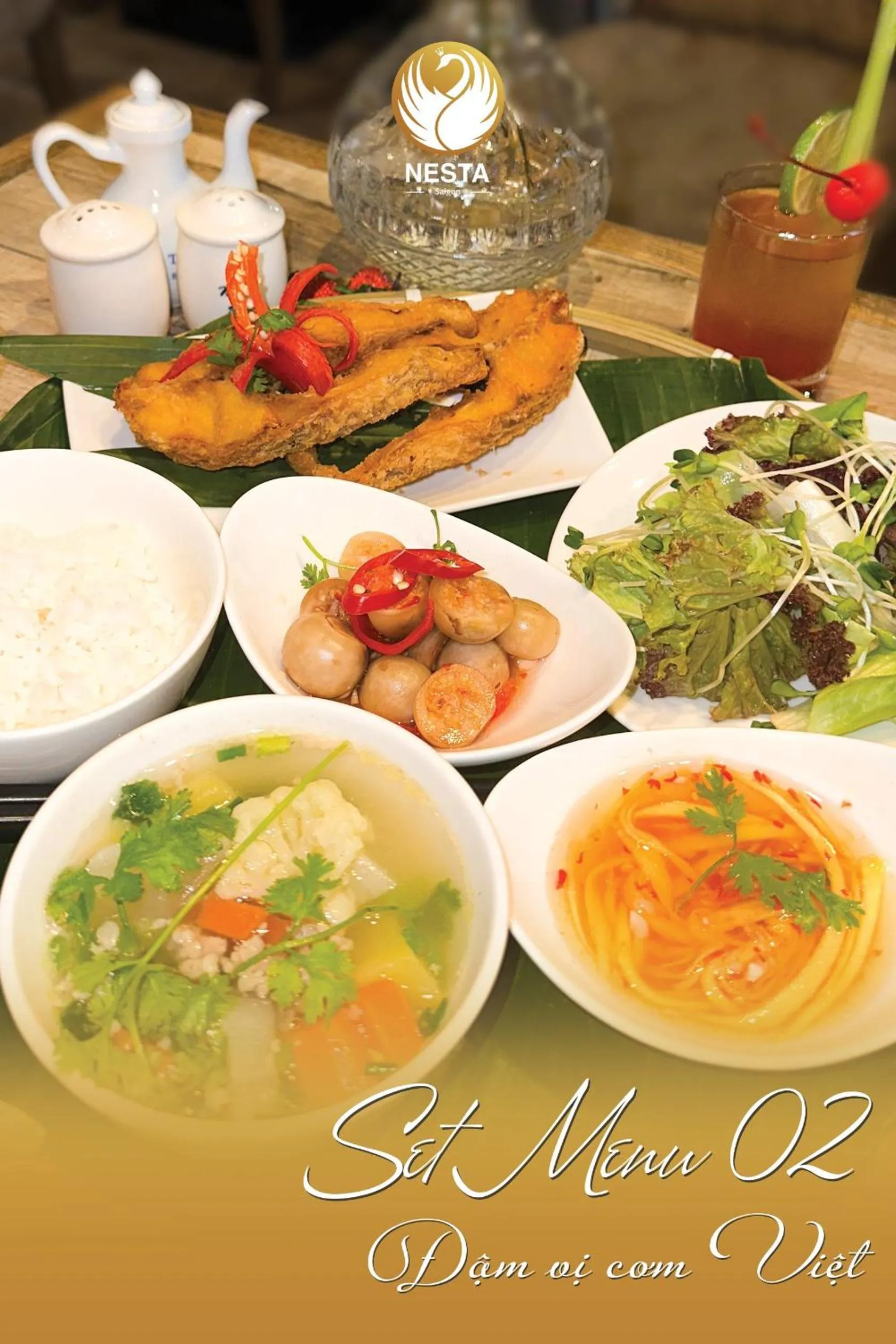 Food in Nesta Hotel Saigon