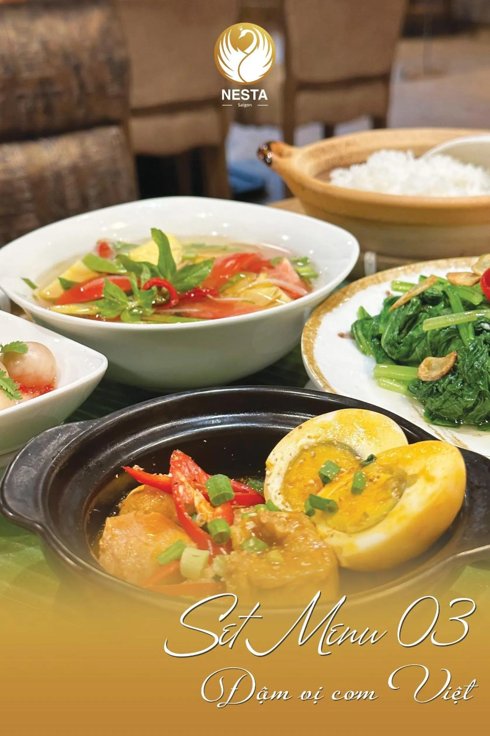 Food in Nesta Hotel Saigon